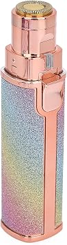 VINGVO & Body Hair Epilator, Electric Shaver Machine with Removable Heads, Rose Gold, Water