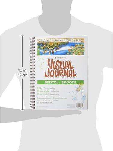 Miniatura 8 de Strathmore Diario de acuarela visual de la serie 460-55 400 prensa en frío de 140 libras 55 x 8 pulgadas 22 hojas blanco