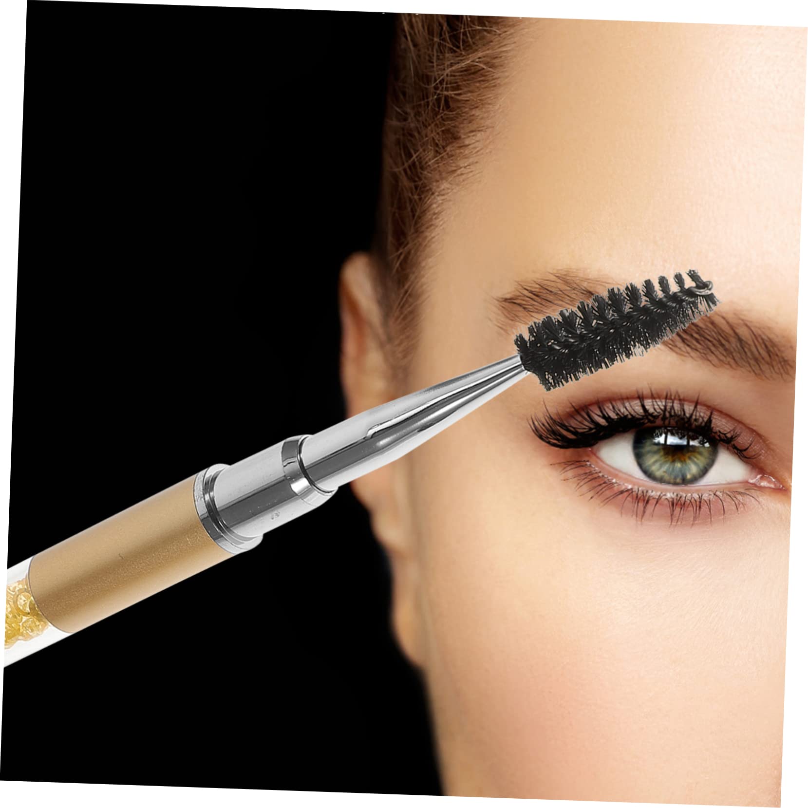 minkissy Professional Eyelash Brush Set 2pcs Lash Mascara Wand Spoolie Brush for Eyelash Extensions Ergonomic Design