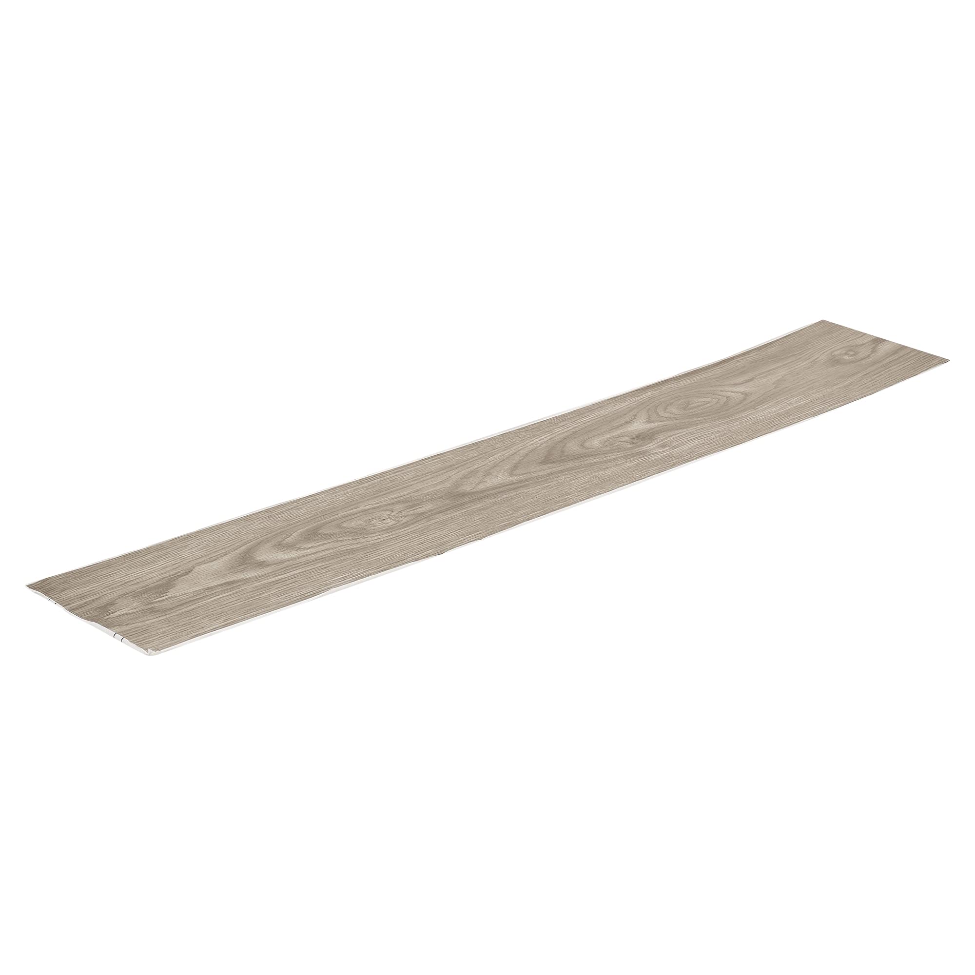 Urbnliving Grey Wood Grain Vinyl Floor Planks Wood Effect Flooring Tiles Self Adhesive Kitchen Floor Lino (21, )