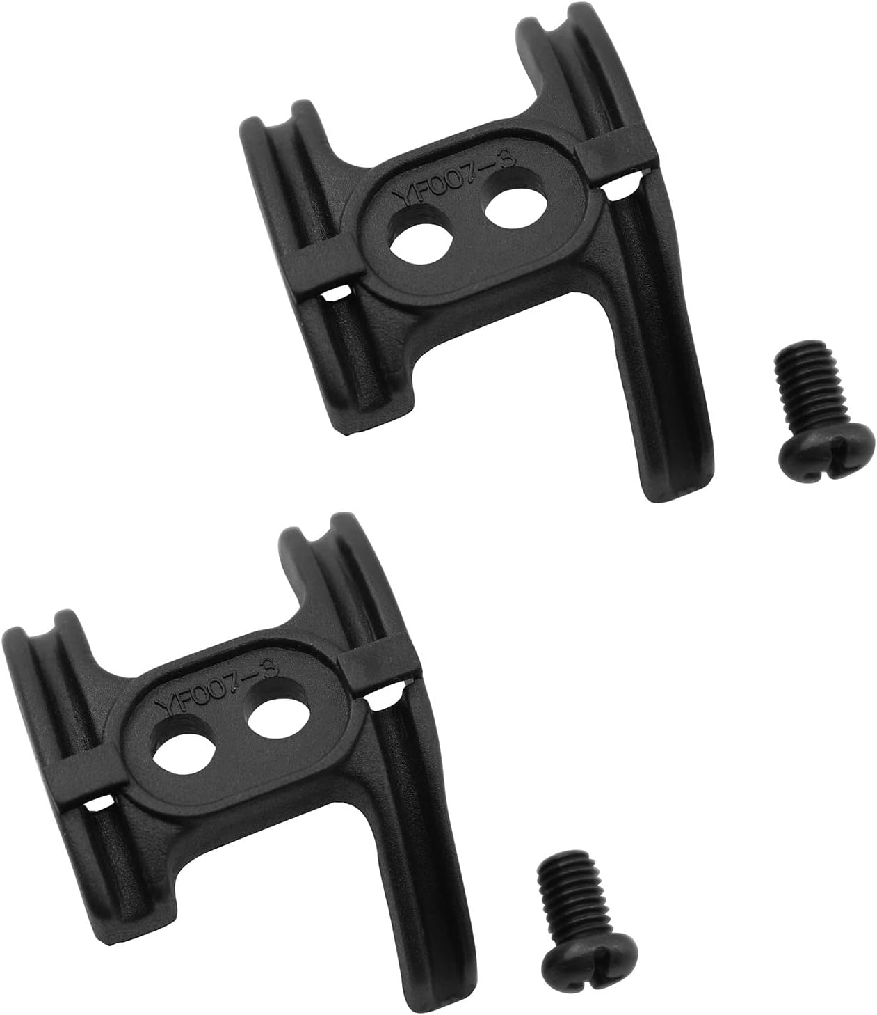 LQ Industrial Bike Cable Guide 2PCS Black Anti Friction Road Bikes Frame Housing