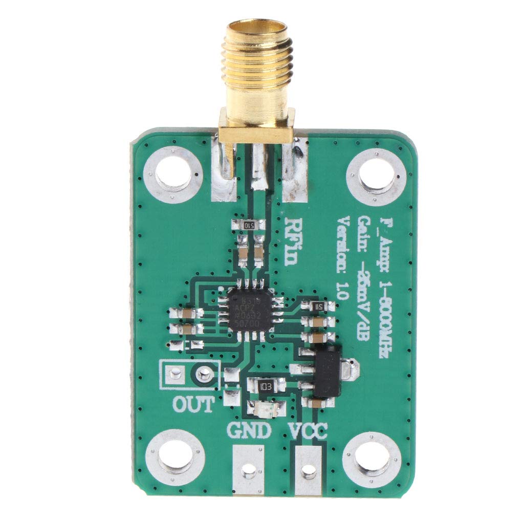Logarithmischer Detektor, 1–8000 MHz, AD8318, RF 70 dB RSSI Messleistungsmessgerät