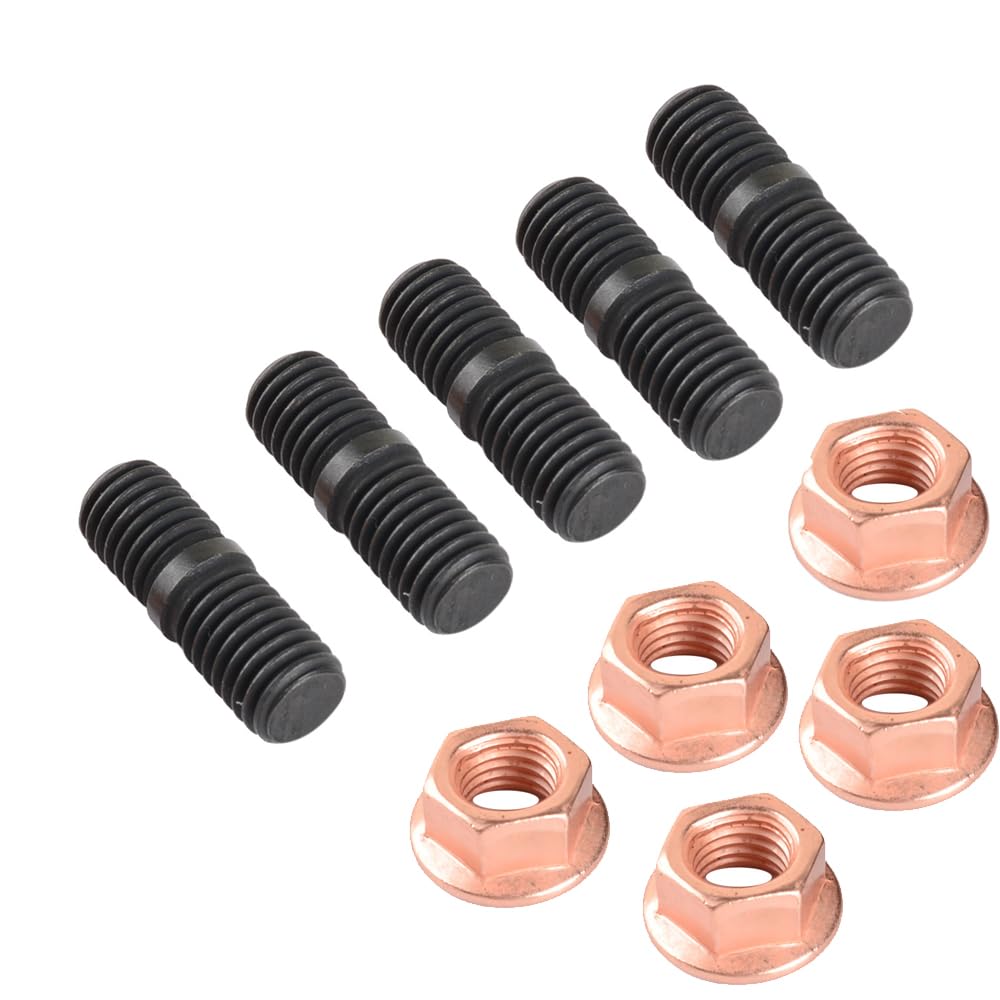 Amazon.com: Turbo Stud Kit w/Egged nuts M8x1.25mm Compatible with