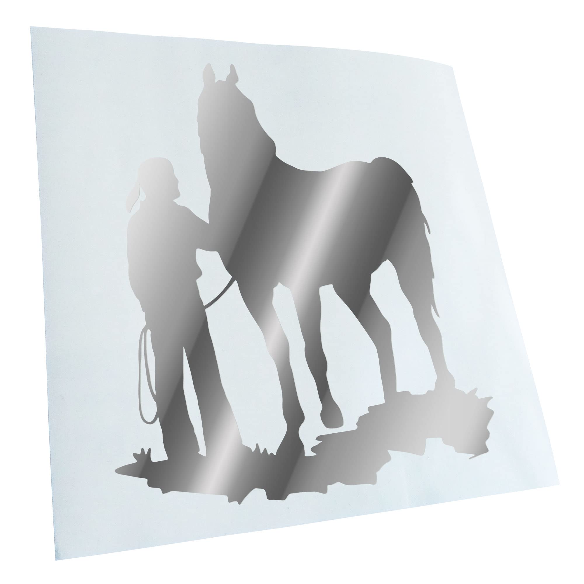 Kiwistar - Car Sticker - Indian with Horse for Car, Laptop, Bicycle, Truck, Motorcycle Multicolor JDM Decal Racing