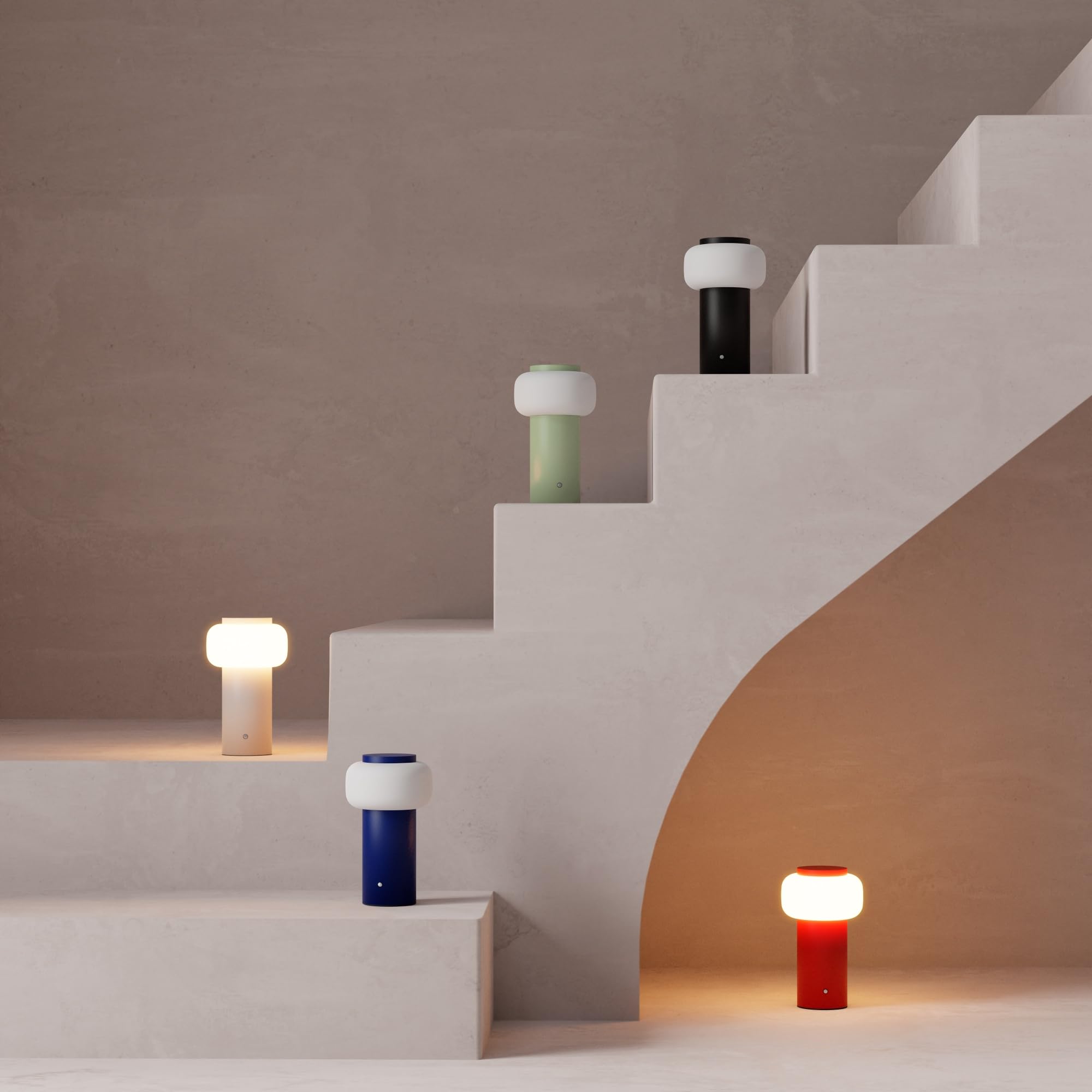Sulion - Lámpara Portátil MIMO - Iluminación Azul Cálido 2W