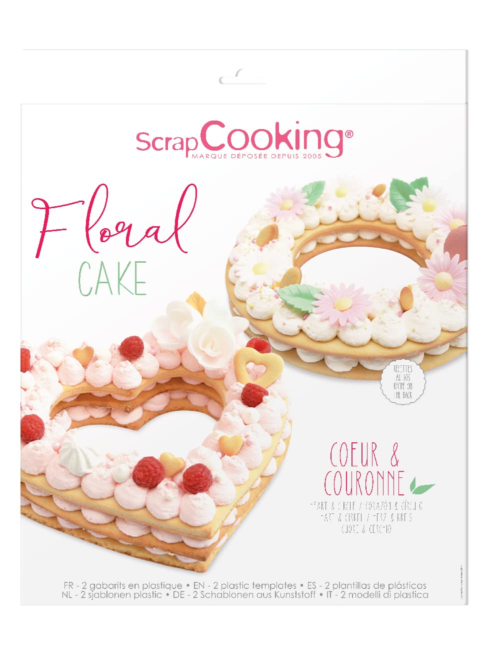 ScrapCooking Number Cake Backformen – Set Mit Schablonen Für Zahlen 0–9, Je 28 Cm Hoch, Aus Kunststoff