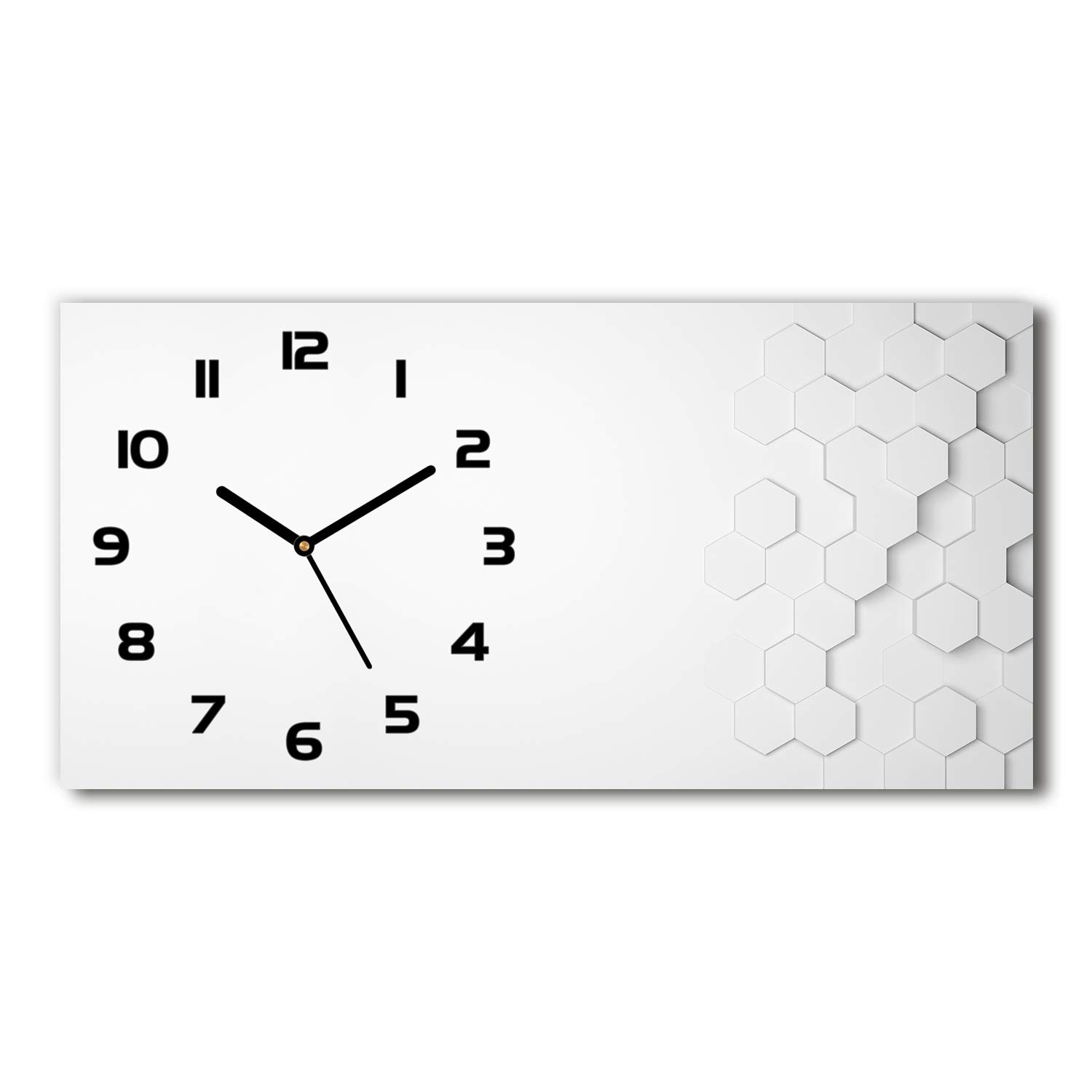 Horloge en verre silencieuse Tulup pour supprimer le tic-tac du salon