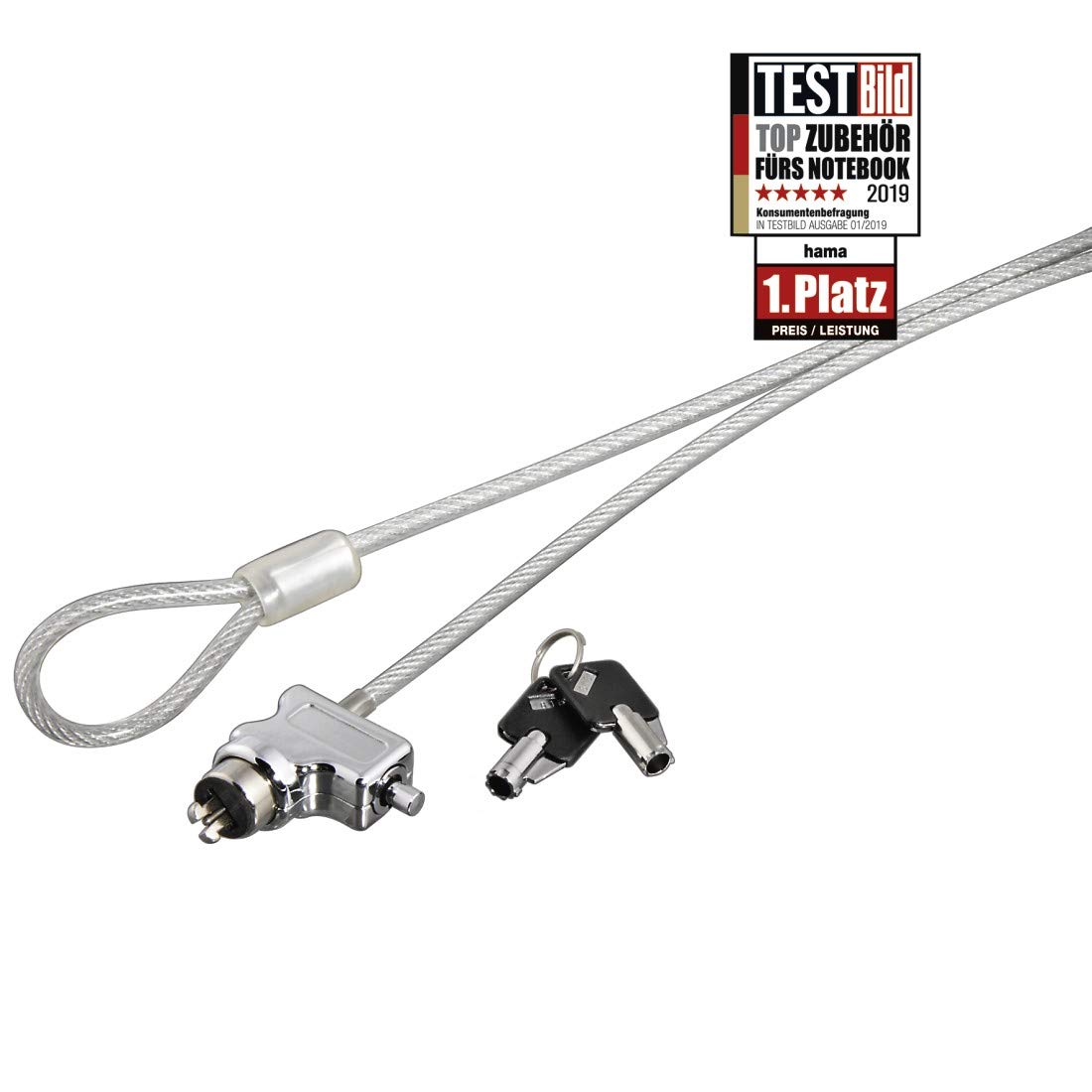 Cavo Di Sicurezza Per Laptop TQCLKC0025 - Grigio Scuro, 1,5 Metri Con Chiave