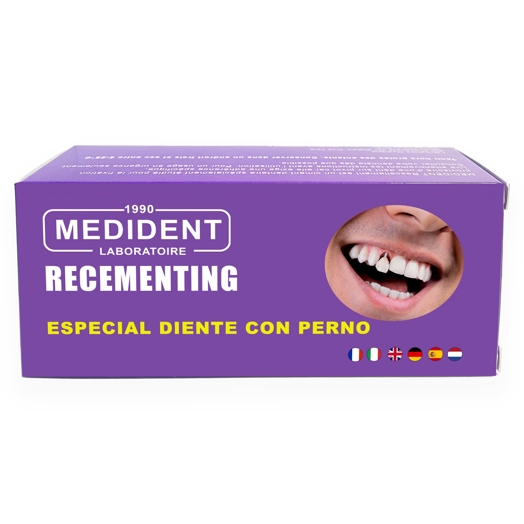 Kit de fijación especial para pegar dientes pivote, fijación extrafuerte