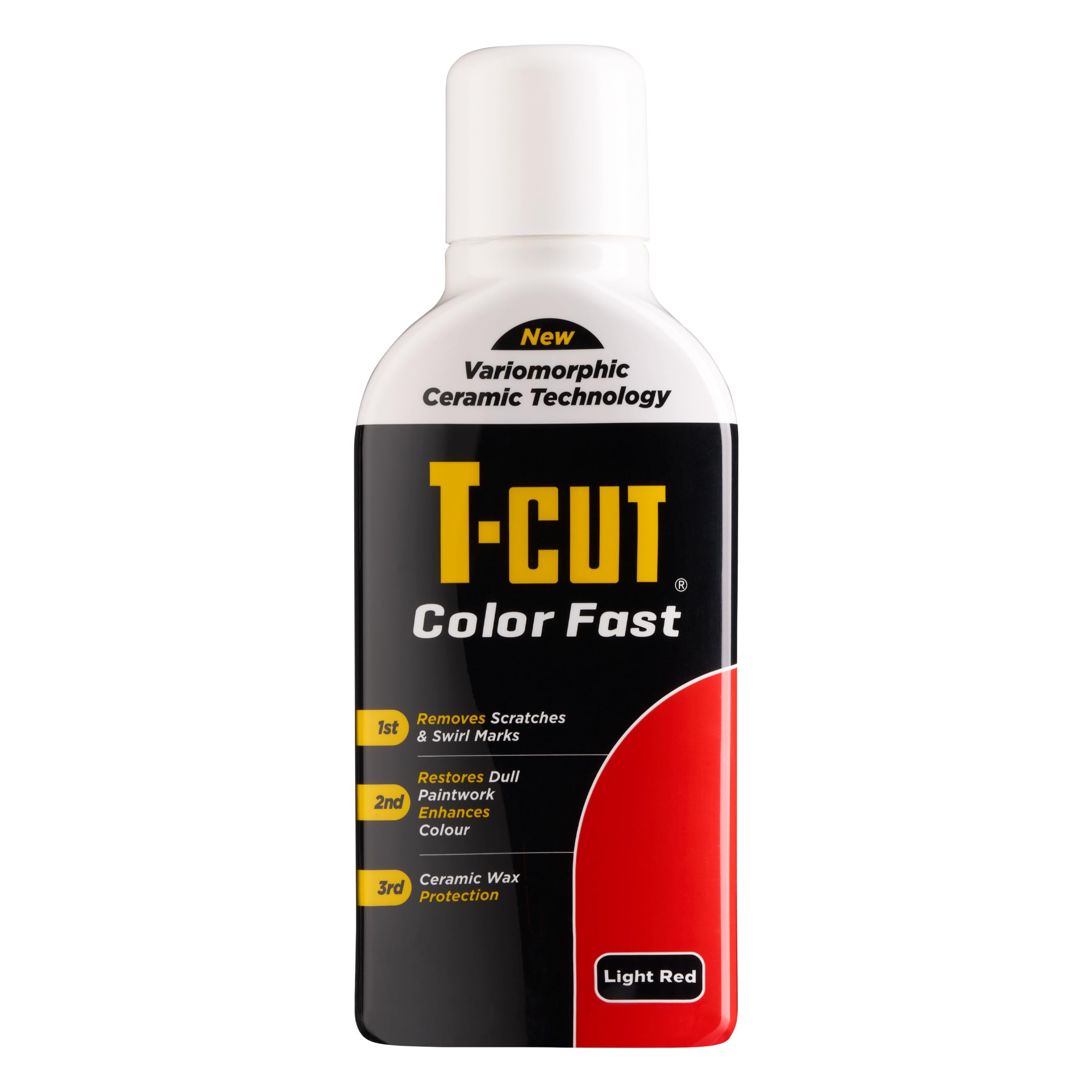 T-Cut Colour Fast 3-in-1 Paintwork Renovator, Light Red, 500ml