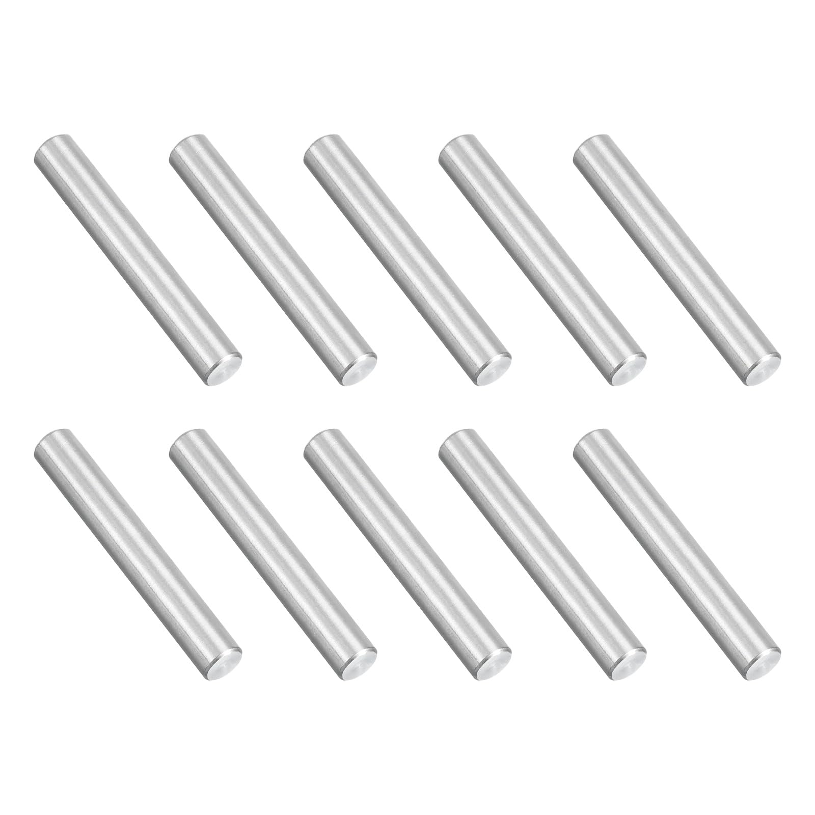 PATIKIL 10 Pcs Marine Grade 316 Stainless Steel Dowel Pins, 8mm x 50mm Round Metal Rods Linear Rail Rod Shaft Solid Bar Stock for Pegs Support Shelves DIY Craft Gear โ image 1