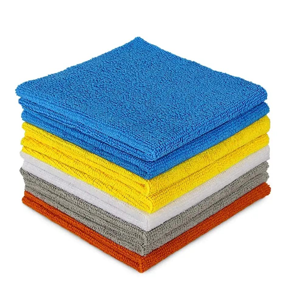 MobFest® Ultra Soft, Highly Absorptiive, 340 GSM Microfiber Cloth, Car Home Kitchen Cleaning Dusting Detailing and Polishing Multipurpose Use Towel, Size- 40 x 40cm, 6 Pcs (6) (B0C43HHJ56) Amazon Price History, Amazon Price Tracker