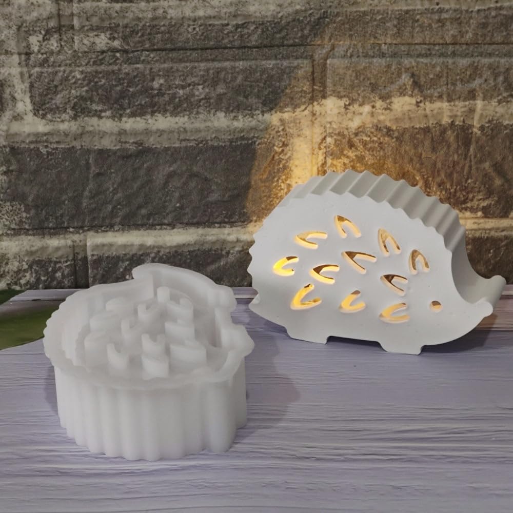 Süße Igel-Gießformen Aus Silikon Für Kerzen, Seife & Gips – Perfekt Für Herbst-Deko, Weihnachten, Halloween & DIY-Projekte