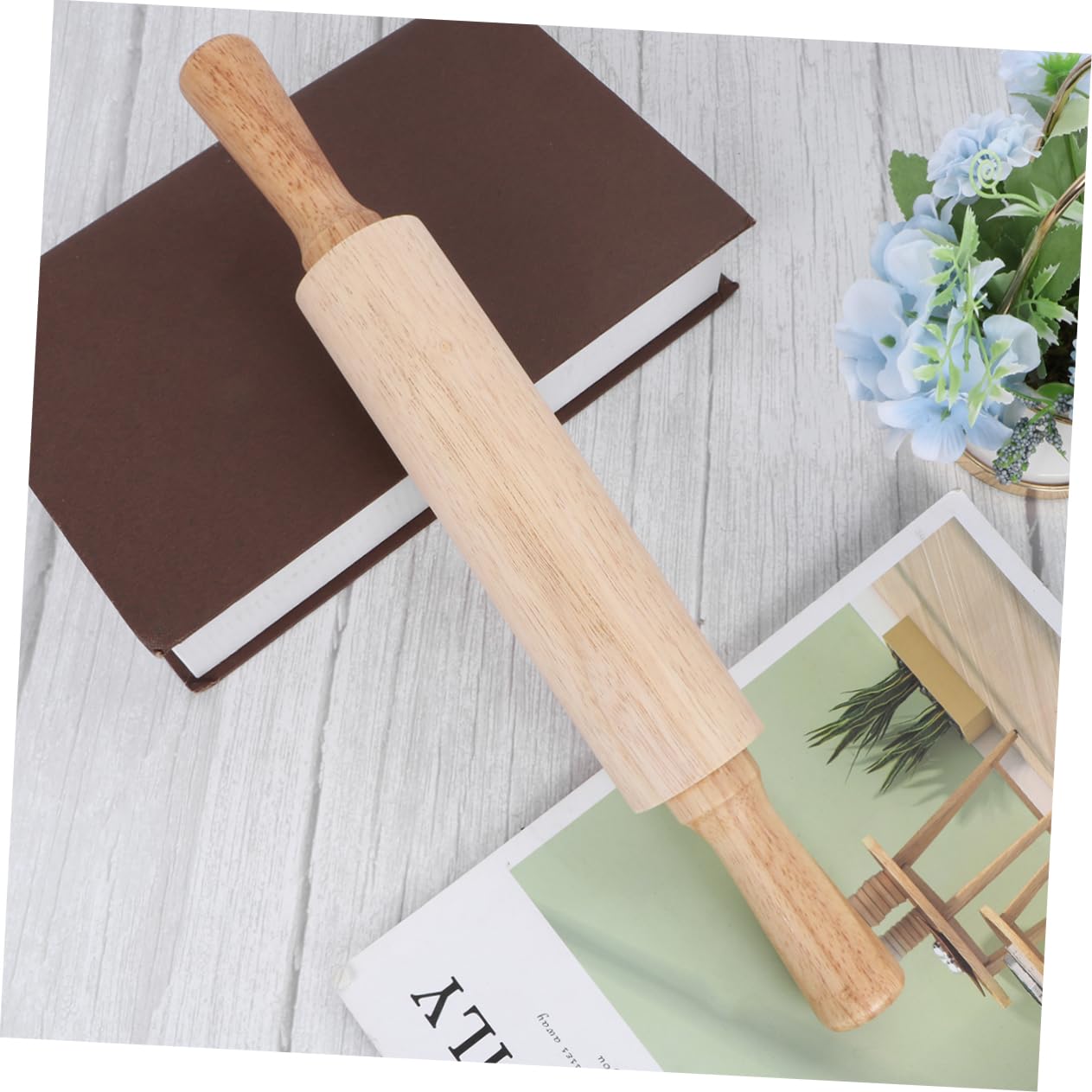 Rouleau à Pâtisserie - SONEW - Bois - Ustensile De Cuisine - Idéal Pour