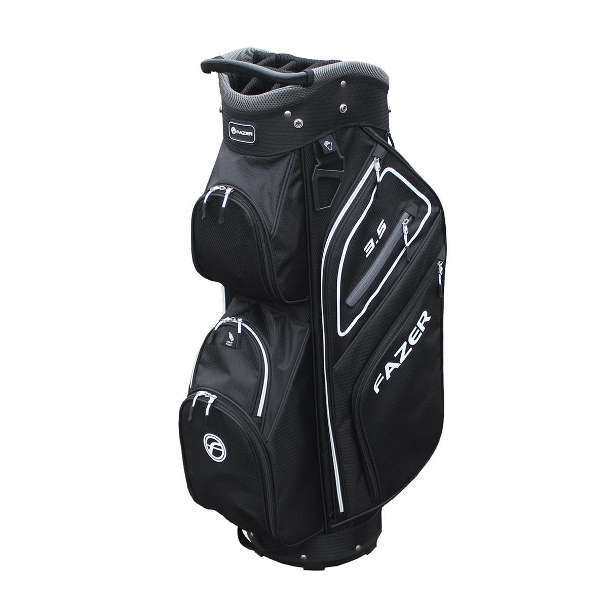 Lightweight Golf Bag with Club Dividers, Full-Length Club Dividers & 6 Zippered Pockets - Durable Nylon Golf Club Bag for Convenient Carrying & Storage
