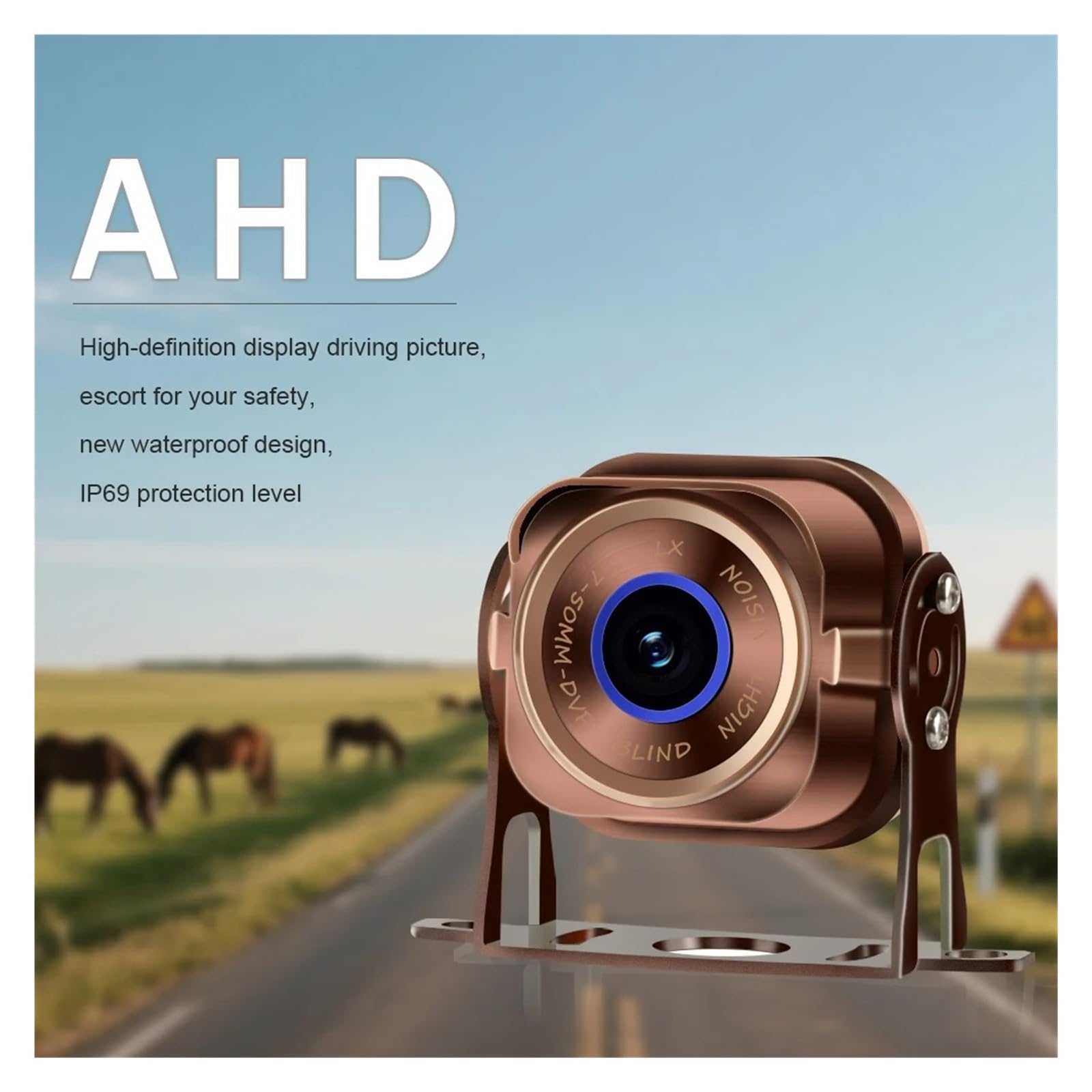 Rückfahrkamera Set 1080P AHD wasserdichte Rückansicht Rückfahrkamera Mit 4Pin Luftfahrt Verlängerung Video Kabel Nachtsicht Backup Kamera Für LKW Bus Rückfahrkameras(20m cam)