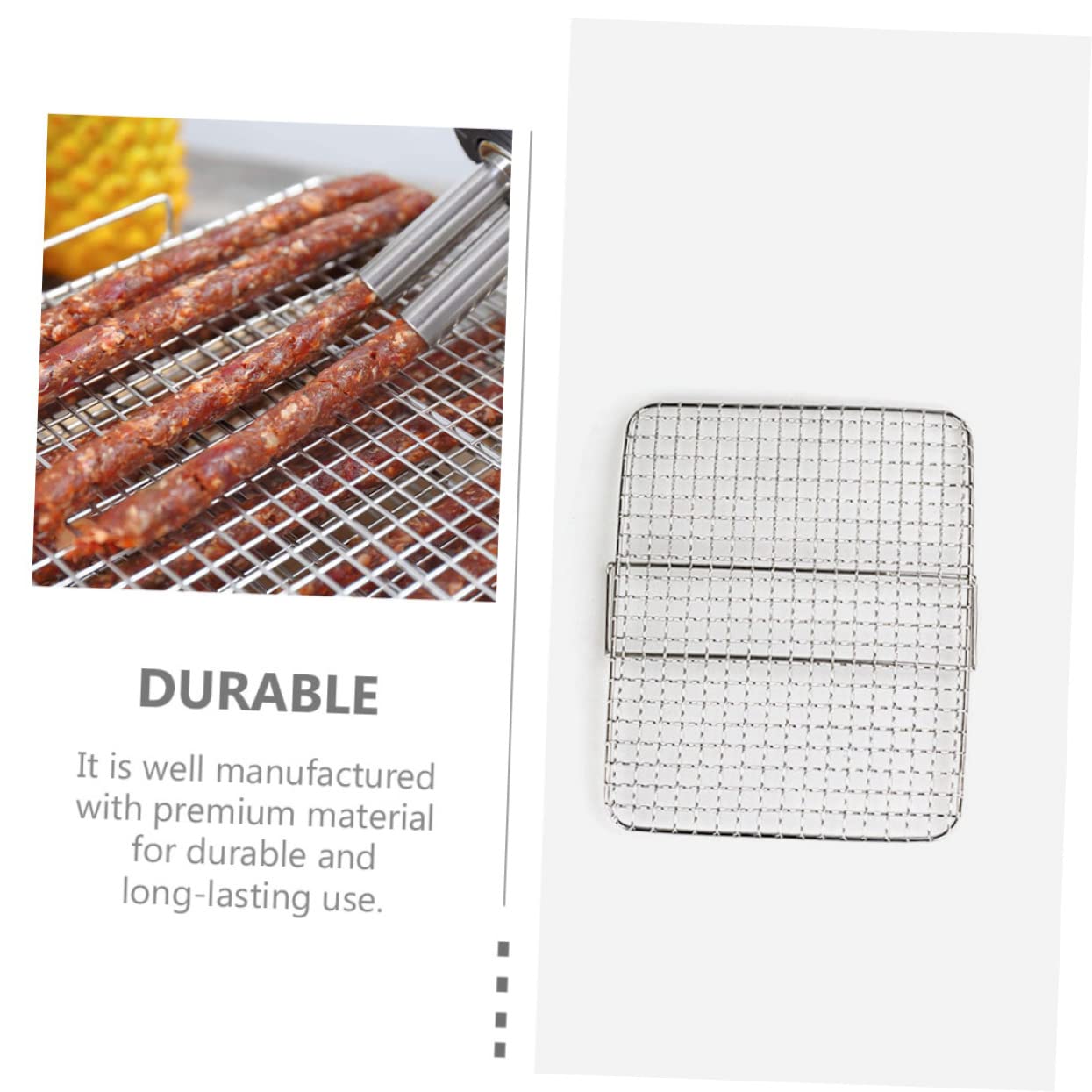 Hemobllo Rejillas para Freidora de Aire Accesorio Apilable Inoxidable para Cocinar al Vapor y Deshidratar Resistente y Fácil de Almacenar para Doméstico