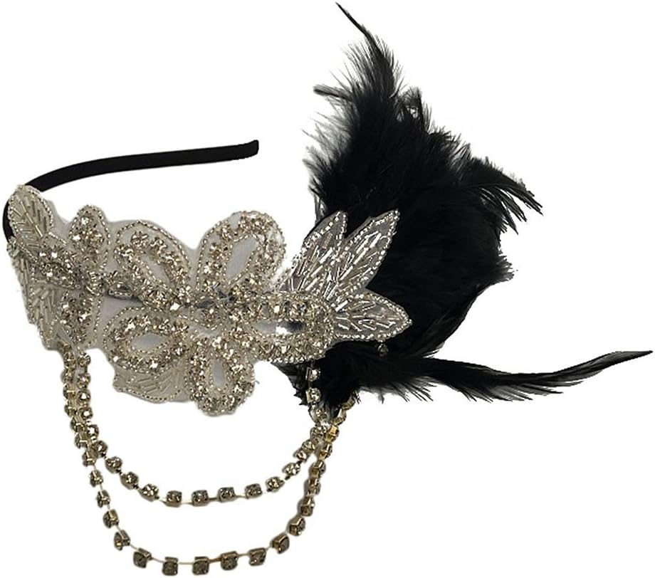 archetto flapper con piume