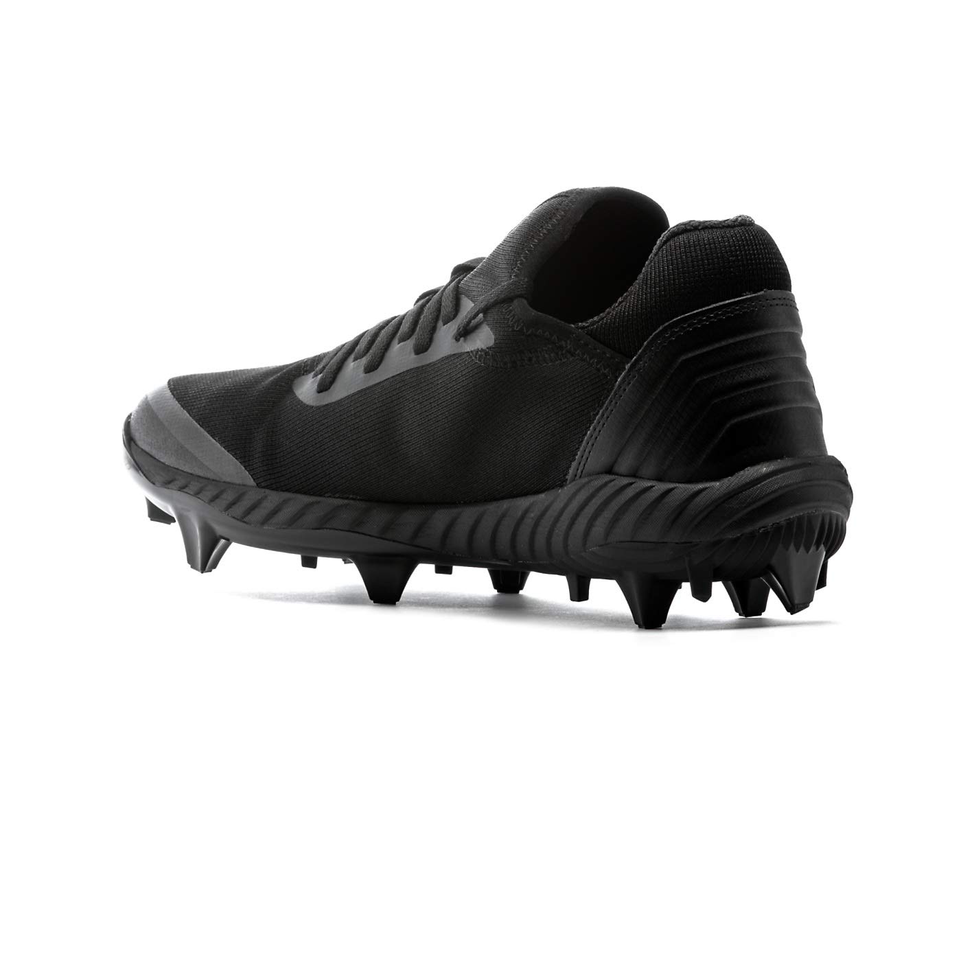 Boombah Men's Raptor Low Molded Cleats Black/Black - Size 4