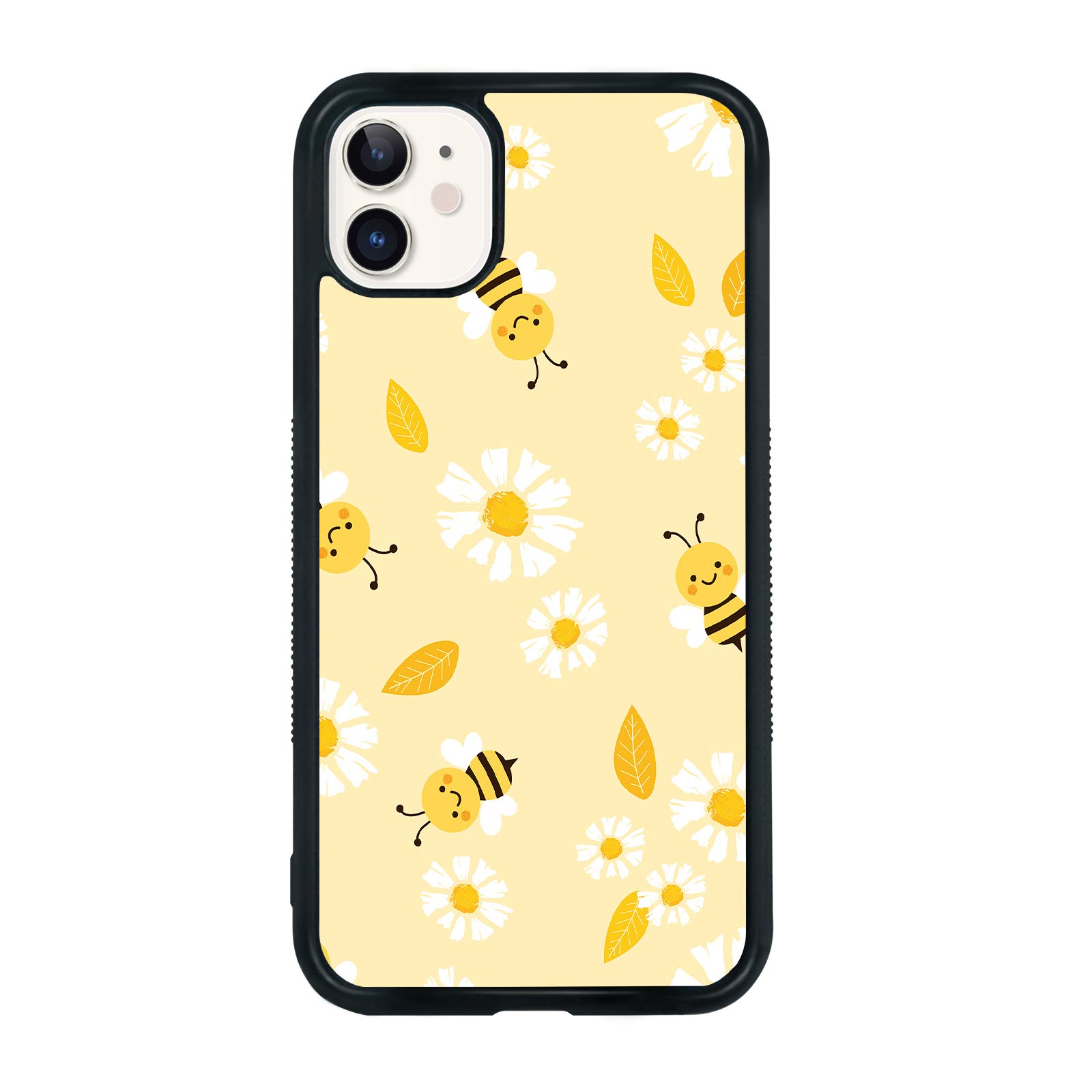 Amazon.com: Yellow Bee Customized Personalized Phone Case iPhone 7 8 11 12  13 Pro Max Mini X Xr Xs Max - Flower Pattern Phone Case Designed for iPhone  Case : Cell Phones & Accessories