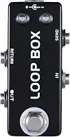Moskyaudio Pedal De Efeito Guitarra Ymuze Mini Loop Box Com Seleção Canais True Bypass