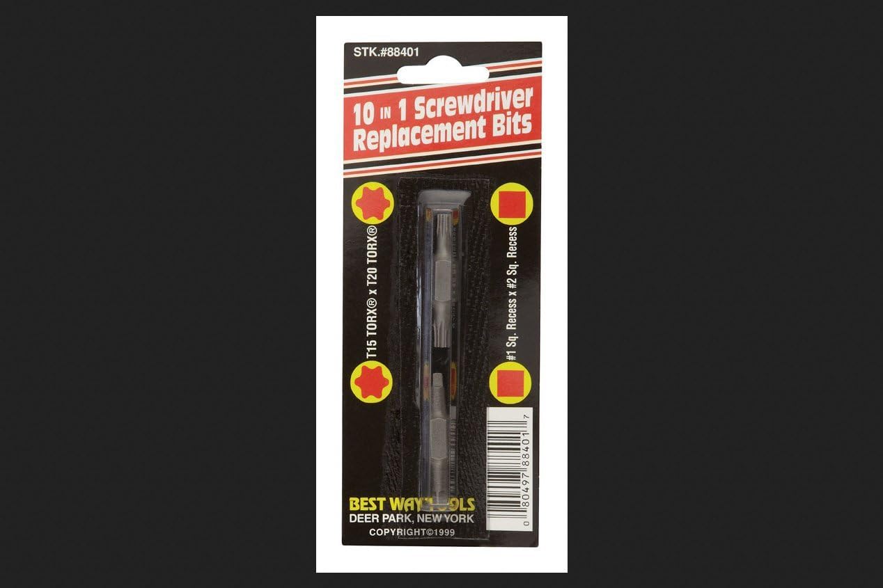 Best Way Tools Square/Torx Multi Size x 2 in. L Replacement Bit Carbon Steel 2 pc.