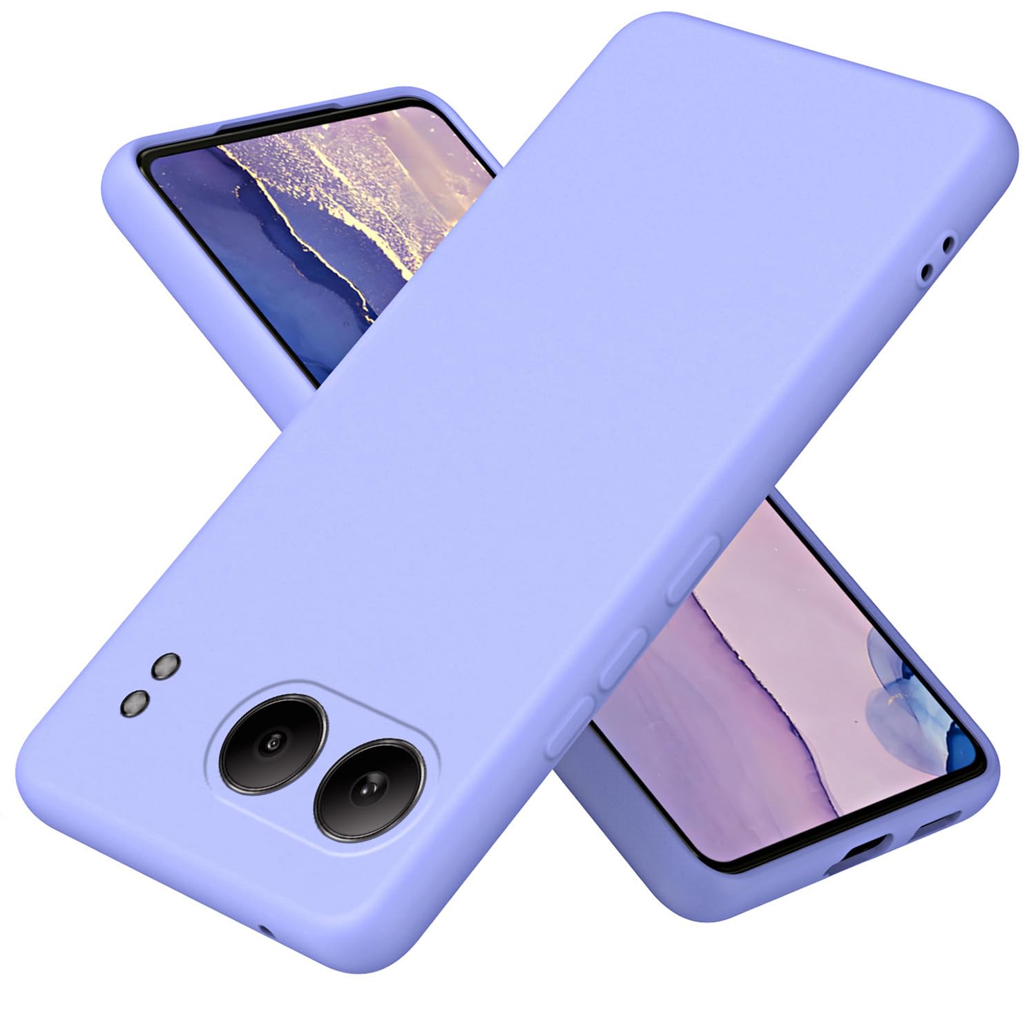 XINYEXIN Liquid Silicone Case for OnePlus Nord 4 5G with Microfiber Lining Flexible Ultra Slim Fit Thin Back Cover Shockproof Protective Phone Case