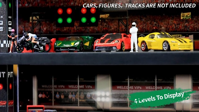 Amazon.com: Display Case for Hot Wheels: Toy Car Garage with LED