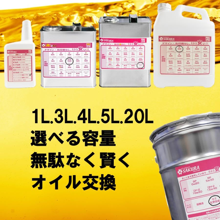 Amazon | 【 クリーン ディーゼル エンジンオイル 6L セット】 DL-1 0W