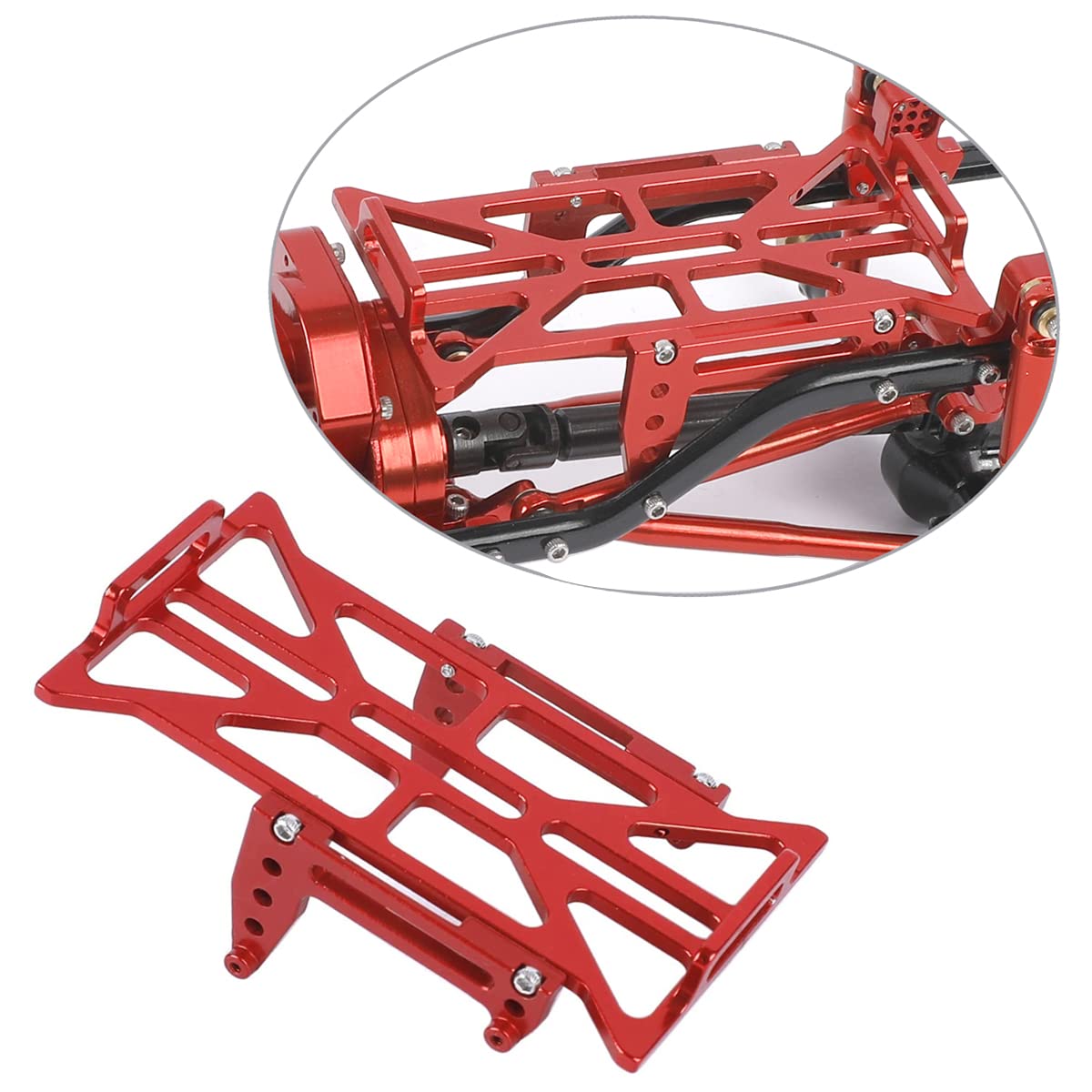 Support De Batterie En Alliage D'aluminium Pour Axial SCX24 90081 - Échelle 1/24 - Neuf