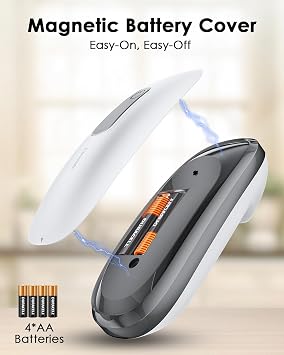 Canslab Core Electric Can Opener_One Touch Auto Stop, 4 AA Battery Powered