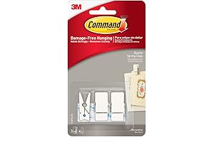 Command Quartz Spring Clips 146587: Securely Mount Decor Without Damage