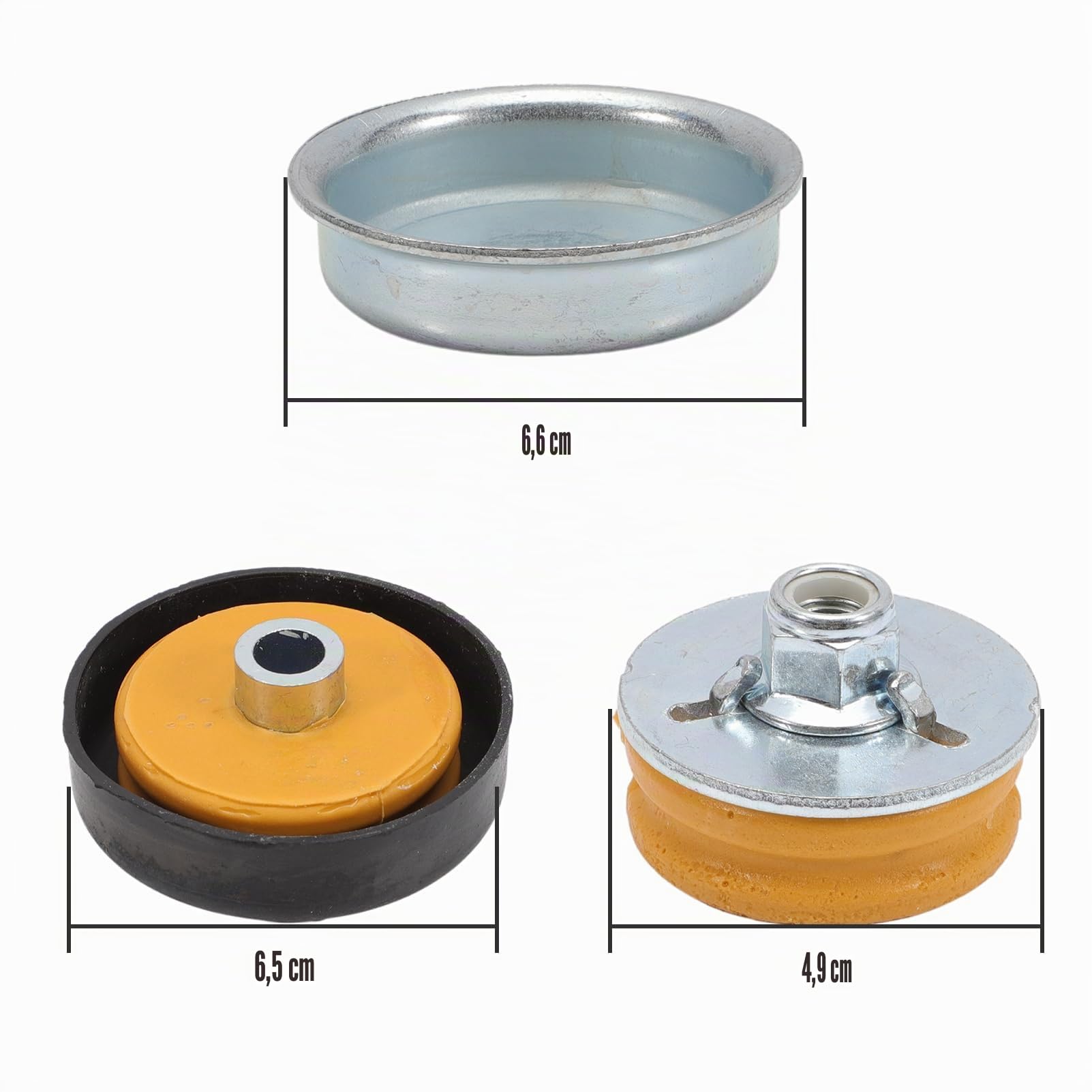 Kit de réparation de palier d'appui de suspension arrière gauche et droite pour série 1 X1 E81 E82 E84 E87 E88 E90 E91 E92 E93 33506771737 33506767010