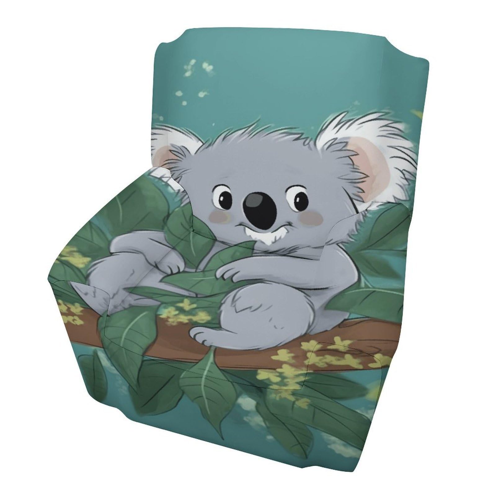Fekiloot Style Koala Vine Cartoon Couch Cover Sofa Cover Sofa Slipcover