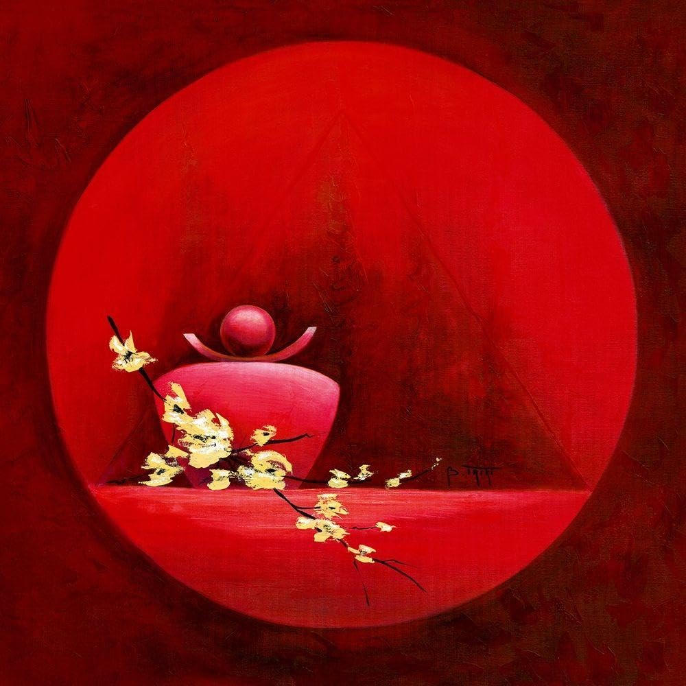 ArtDirect Serenite Unframed Art Print Giclee Poster by Triki, Bernadette - Ready for Framing with Customization Sizes 8x8, 11x11, 16x16, 24x24, 36x36, and 48x48 Inches