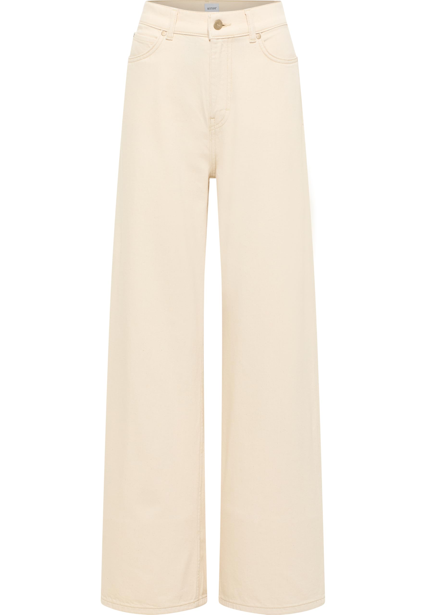 MUSTANG Women's Style Luise Wide Jeans, Beige 2014-111, 31W x 32L