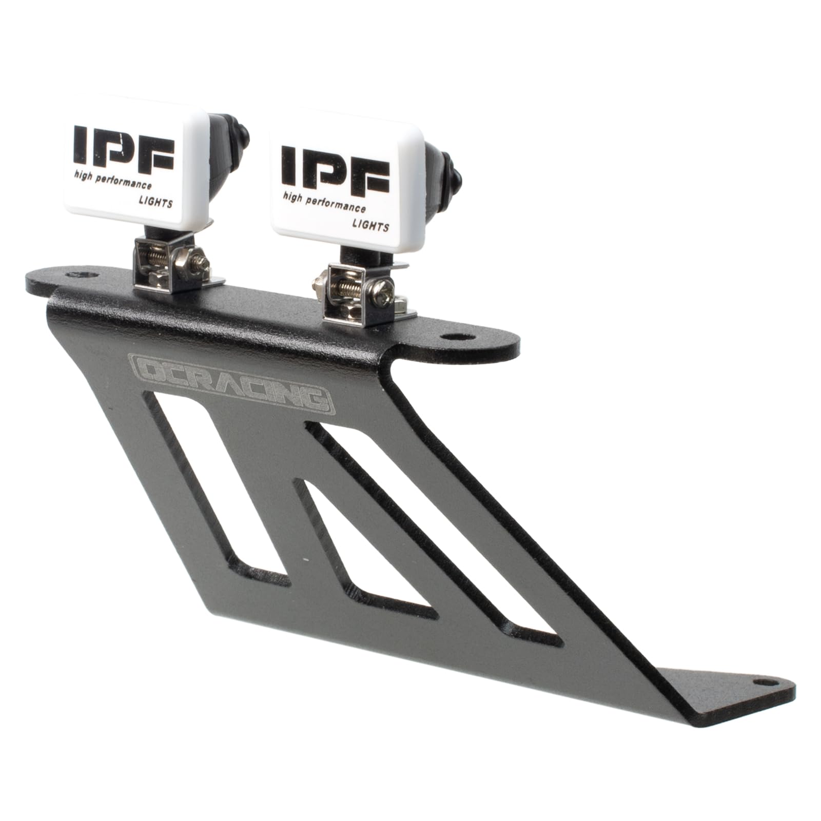 HobbyMarking RC Car Aluminum Front Skid Bumper w/Lighting for Tamiya CW-01 Chassis Lunchbox/Midnight Pumpkin Monster Van Upgrade Parts