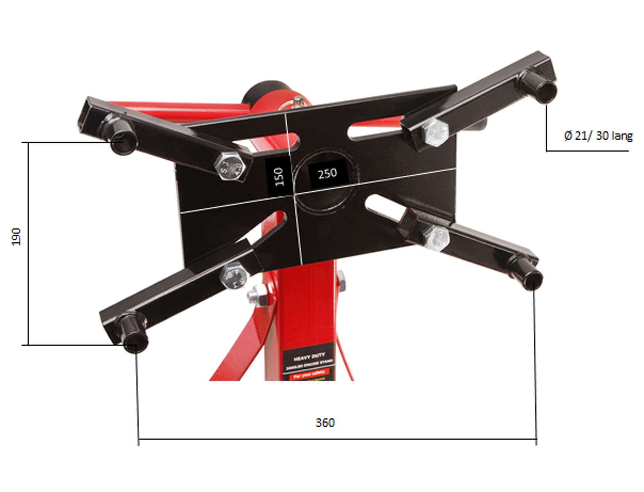 Motorständer Motorhalter 900 KG 6 Rädern + Motorheber Motorkran 2000 kg