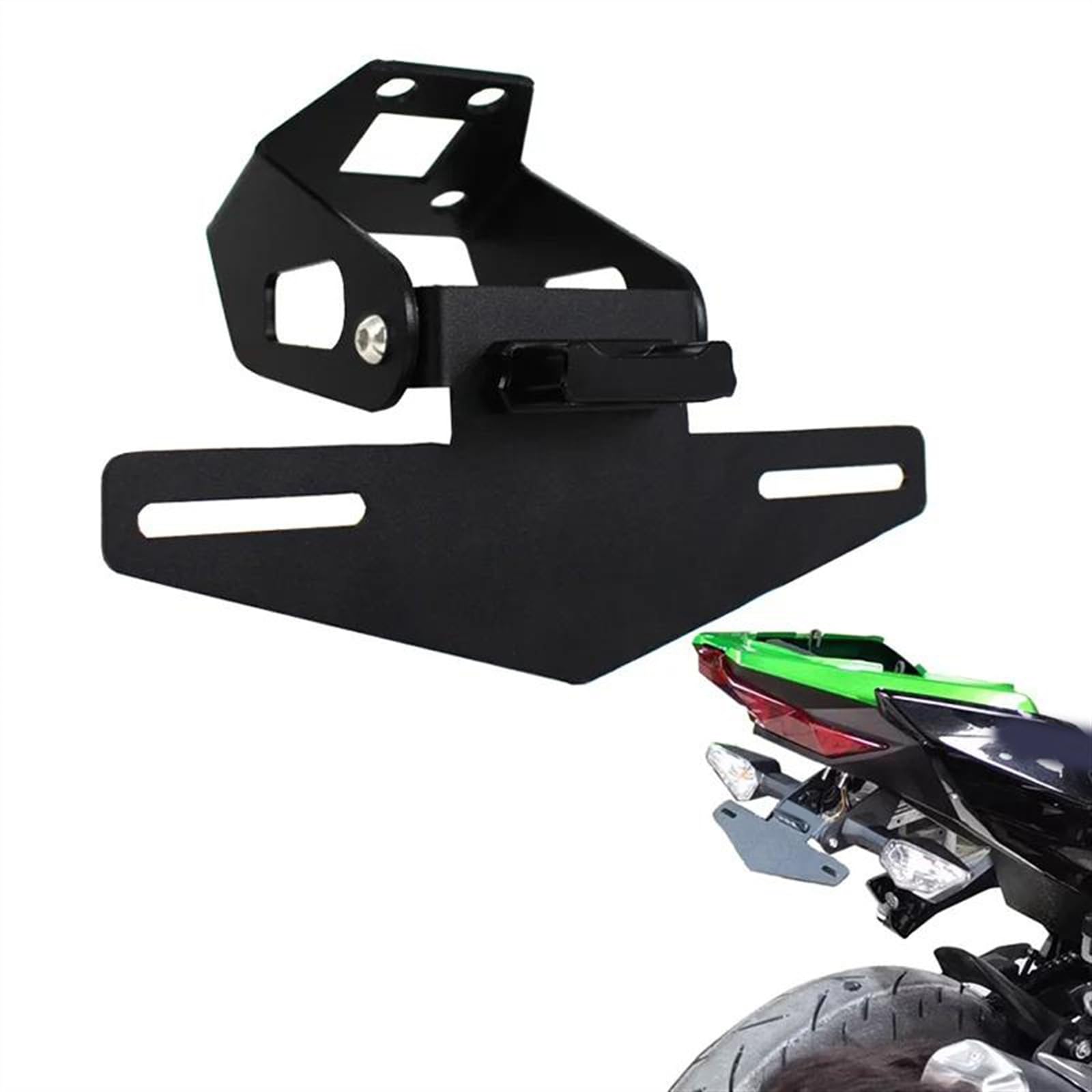 Houder Beugelplaat Voor KAWASAKI Voor Ninja 250 400 2018-2023 Voor Z250 Voor Z400 2019-2023 Motorfiets Achter Tail Tidy Kentekenplaathouder Fender Eliminator