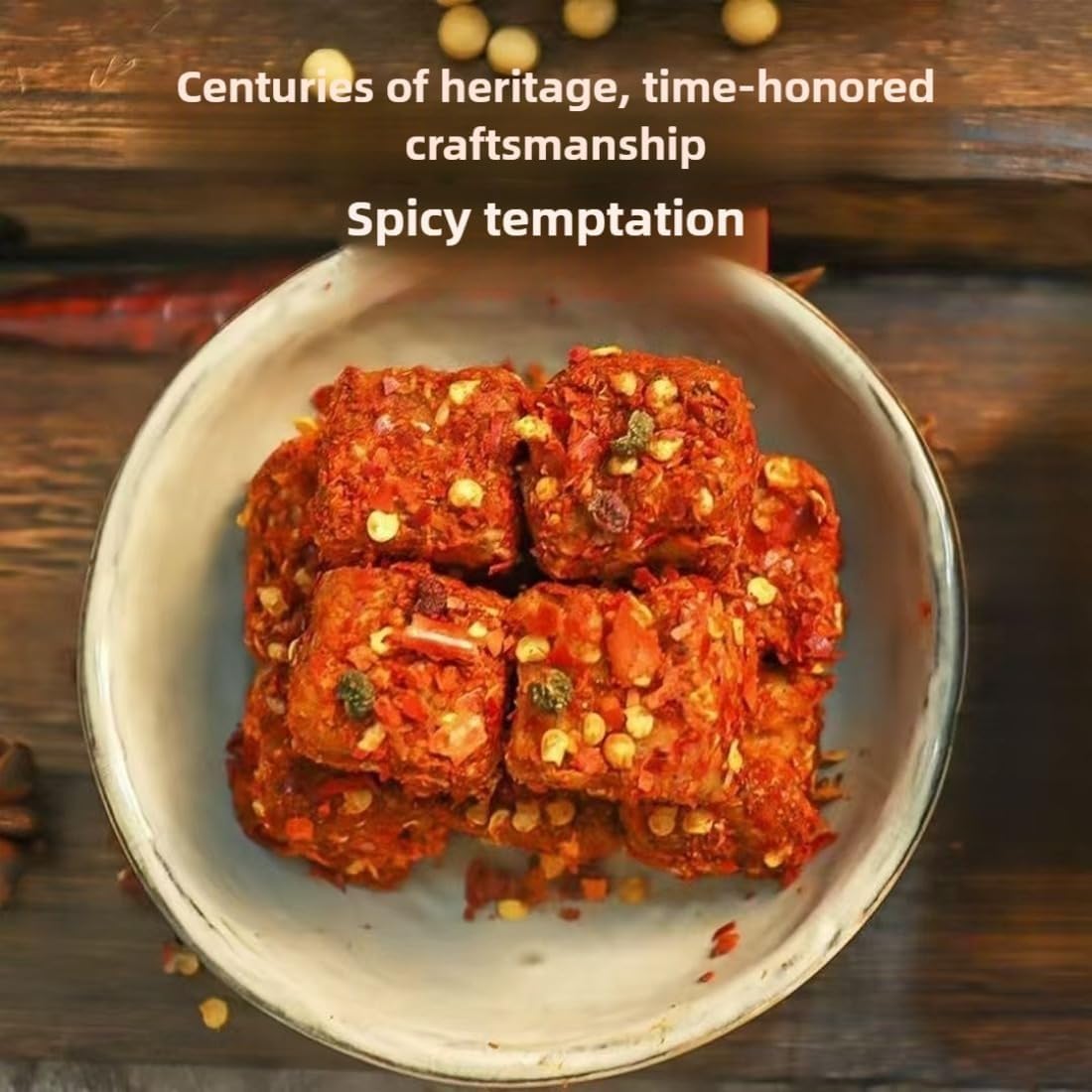 Tofu Fermentado Chino Premium, Preserva de Tofu Tradicional, Sabor Auténtico, Sin Aditivos Artificiales, Listo para Consumir, Ideal para Aperitivos o Guarnición