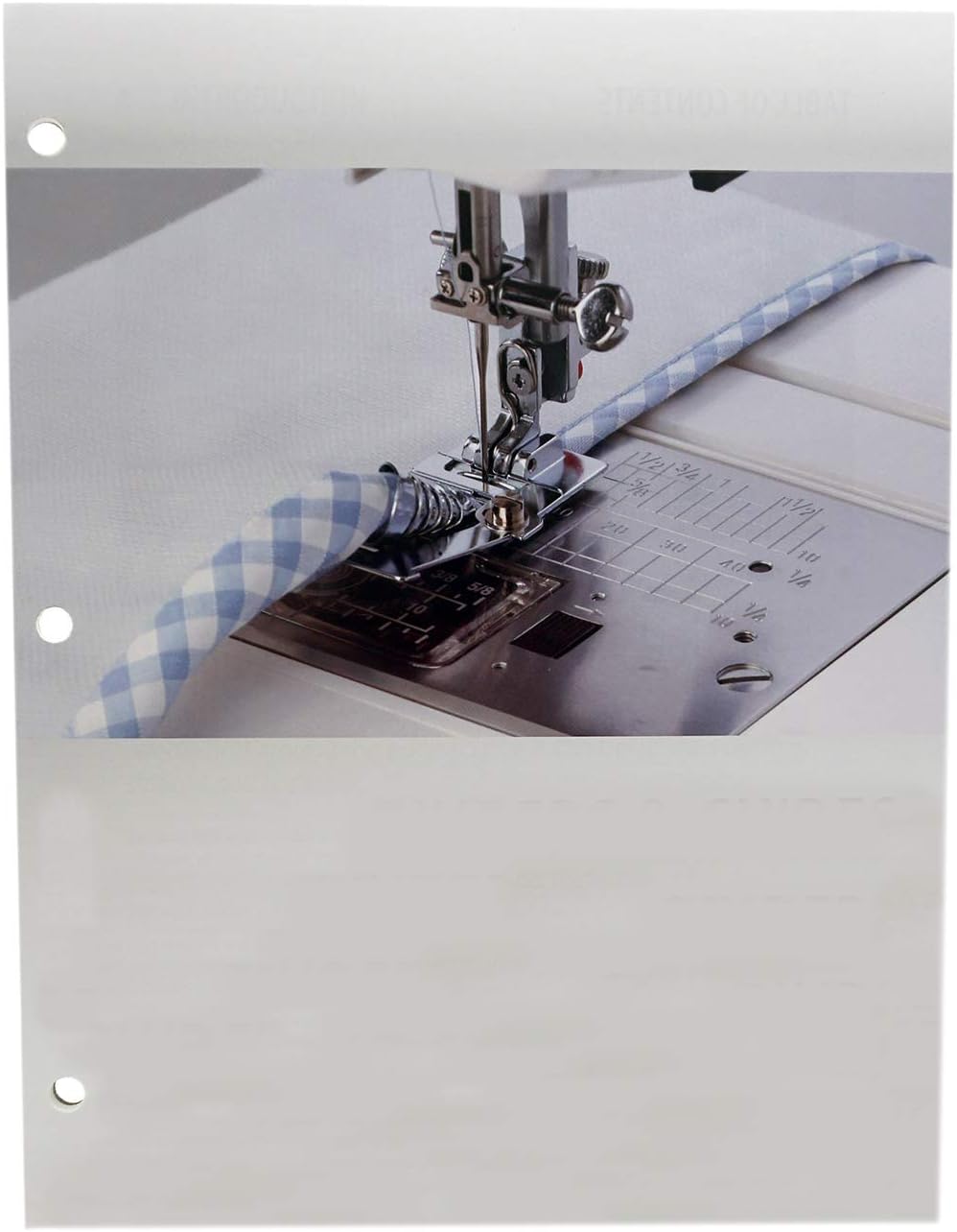 Janome Sewing Machine Presser Foot Workbook with Specialty