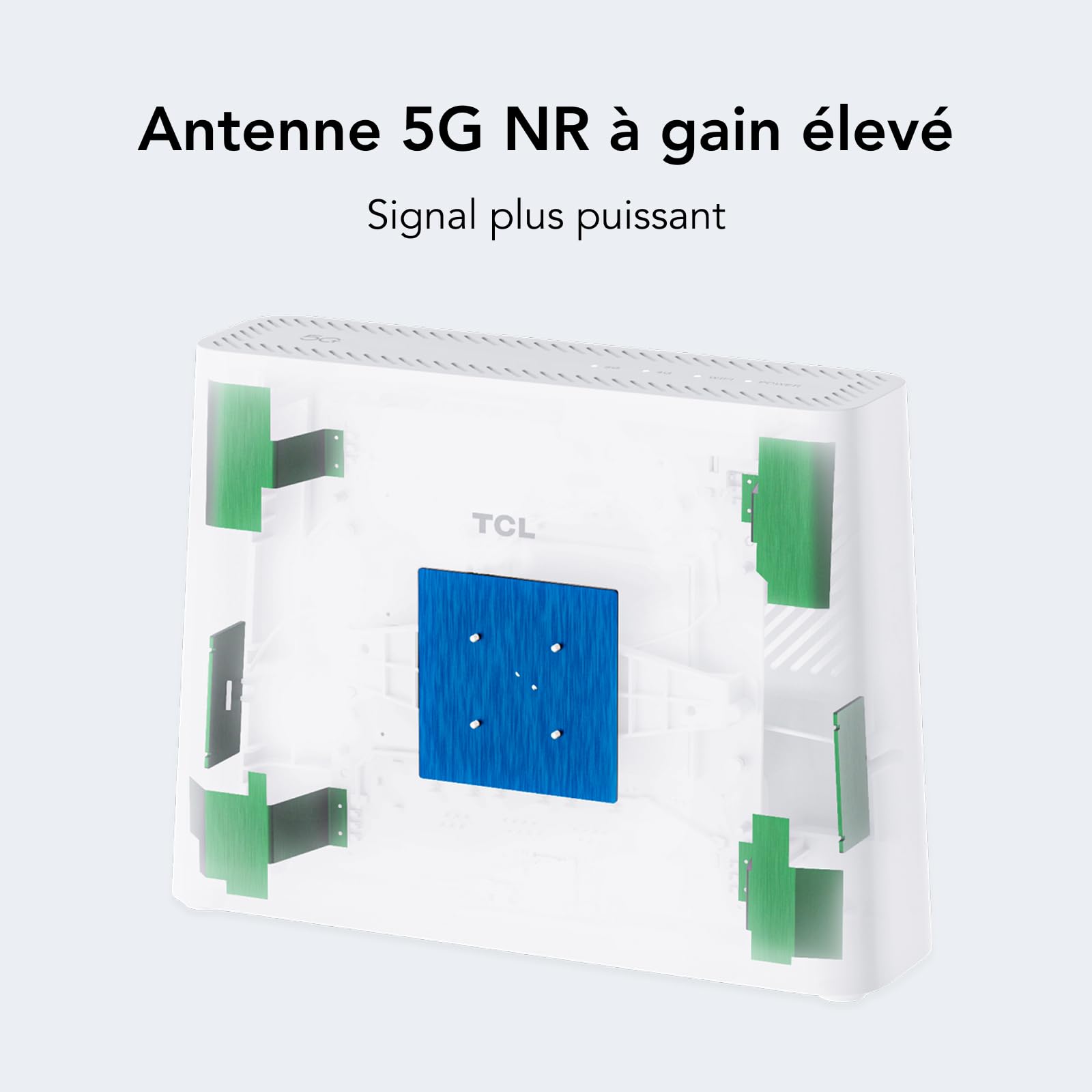 TCL LINKHUB 5G HH515L, AX3000 Wi-FI 6 Double Bande - CPE 5G avec Wi-FI 6 et antenne à Gain élevé