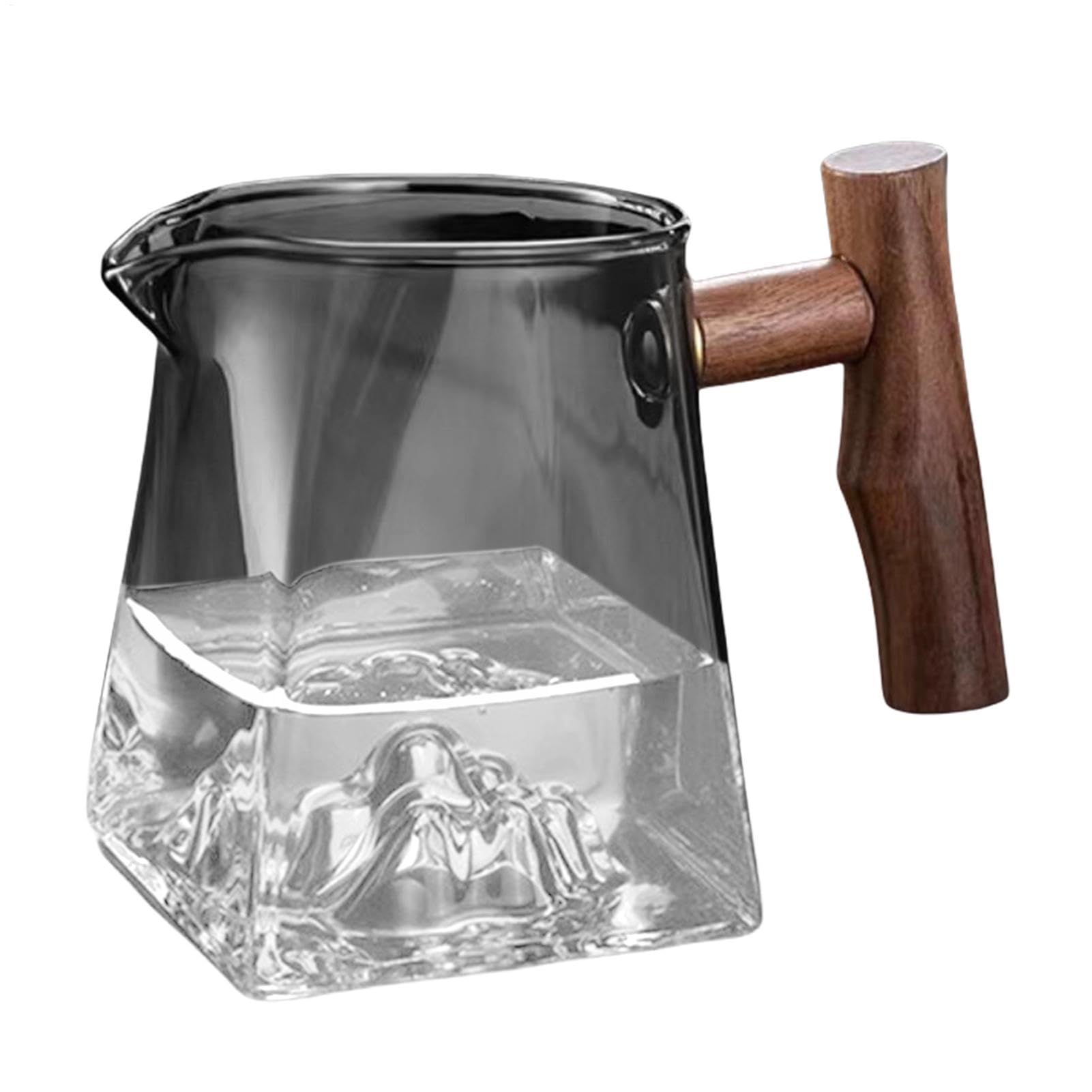 Cafetera de vidrio tipo vaso beaker de 330 ml para café de filtro manual
