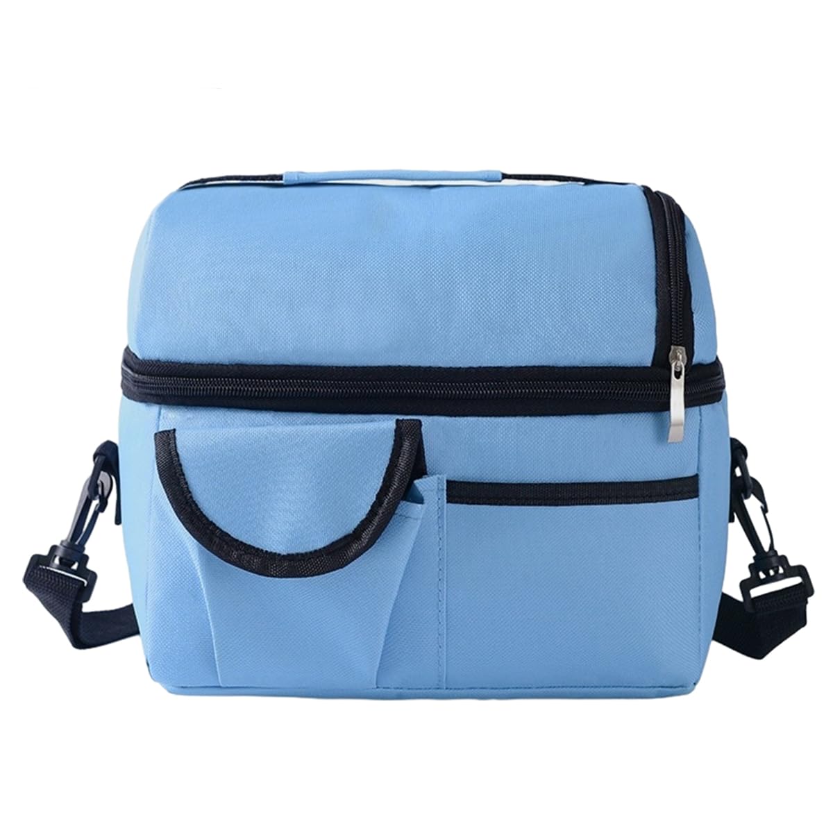 Sac Isotherme Pliable de 9 L, Sac Isotherme réutilisable, Sac de Pique-Nique en Plein air isolé Froid et Chaud, Sac à déjeuner Isotherme pour Le déjeuner, Pique-Nique, école, Travail,