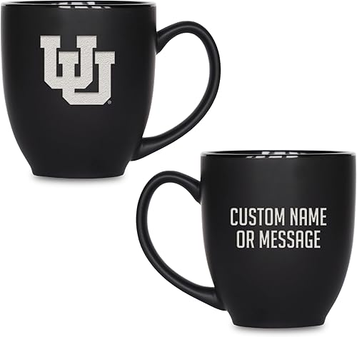 Miniatura 27 de Rico Industries NCAA Primary - Taza personalizada de 15 onzas, color negro mate, para bebidas calientes o frías Nebraska Cornhuskers
