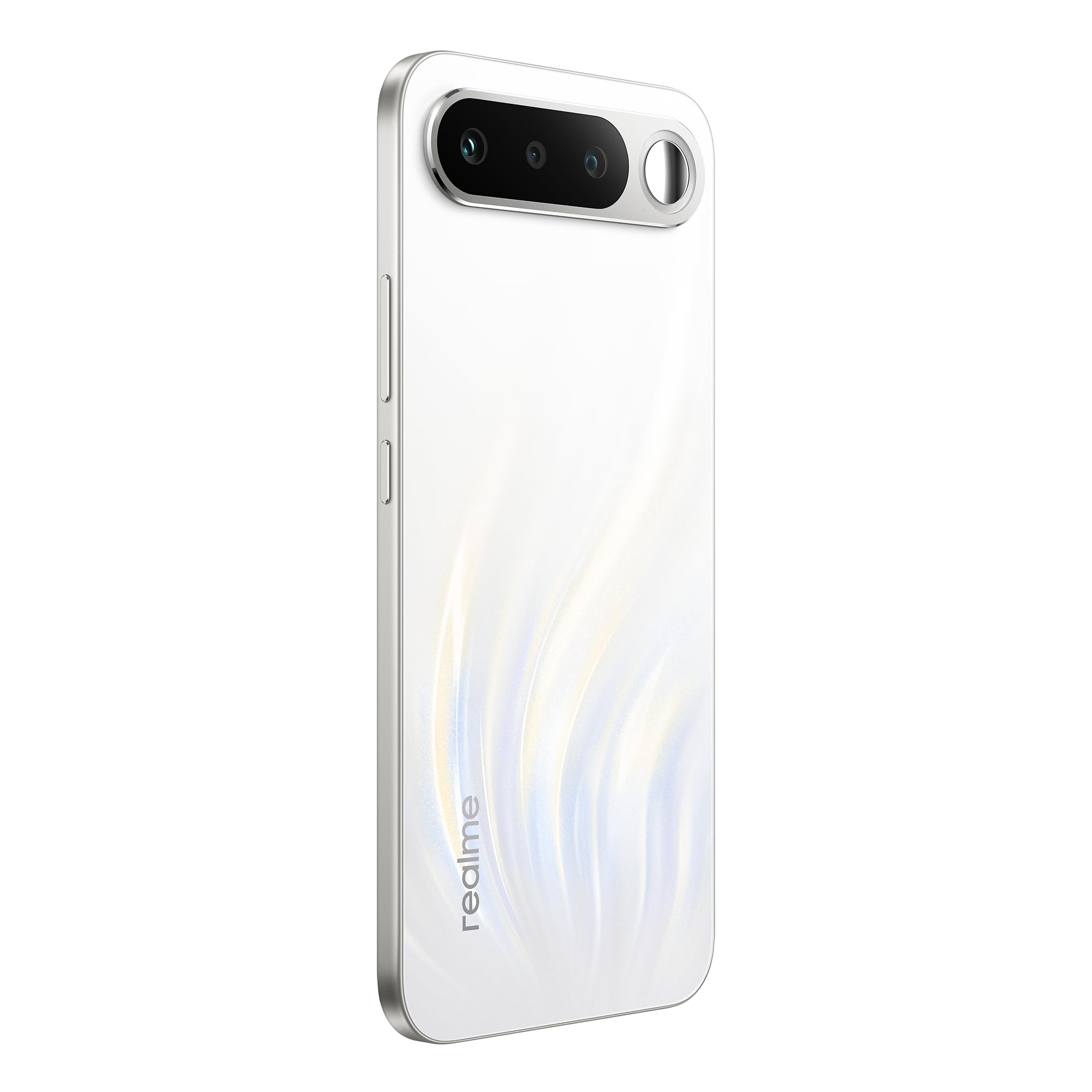 realme 16 5G Smartphone, Batteria Titan 6550mAh, 8GB RAM + 256GB, Doppia Camera Sony AI 50MP, IP69, Display AMOLED 4200 nit, Ricarica 60W, Design Sottile, Dual SIM, eSIM, Air White