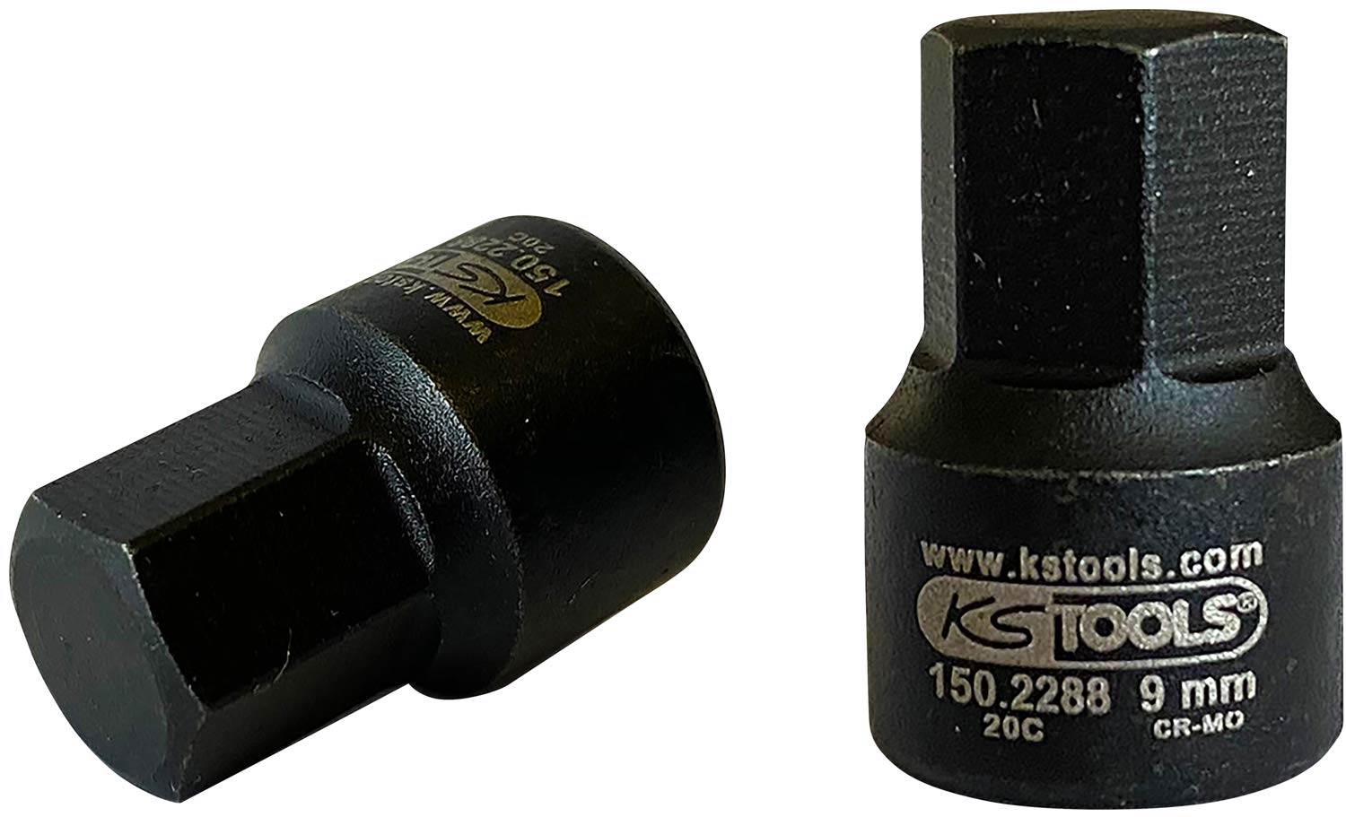 KS Tools 1/4 Bit-Stecknuss Für Innensechskant 9 Mm – Bremssattel-Montage, Kurze Ausführung