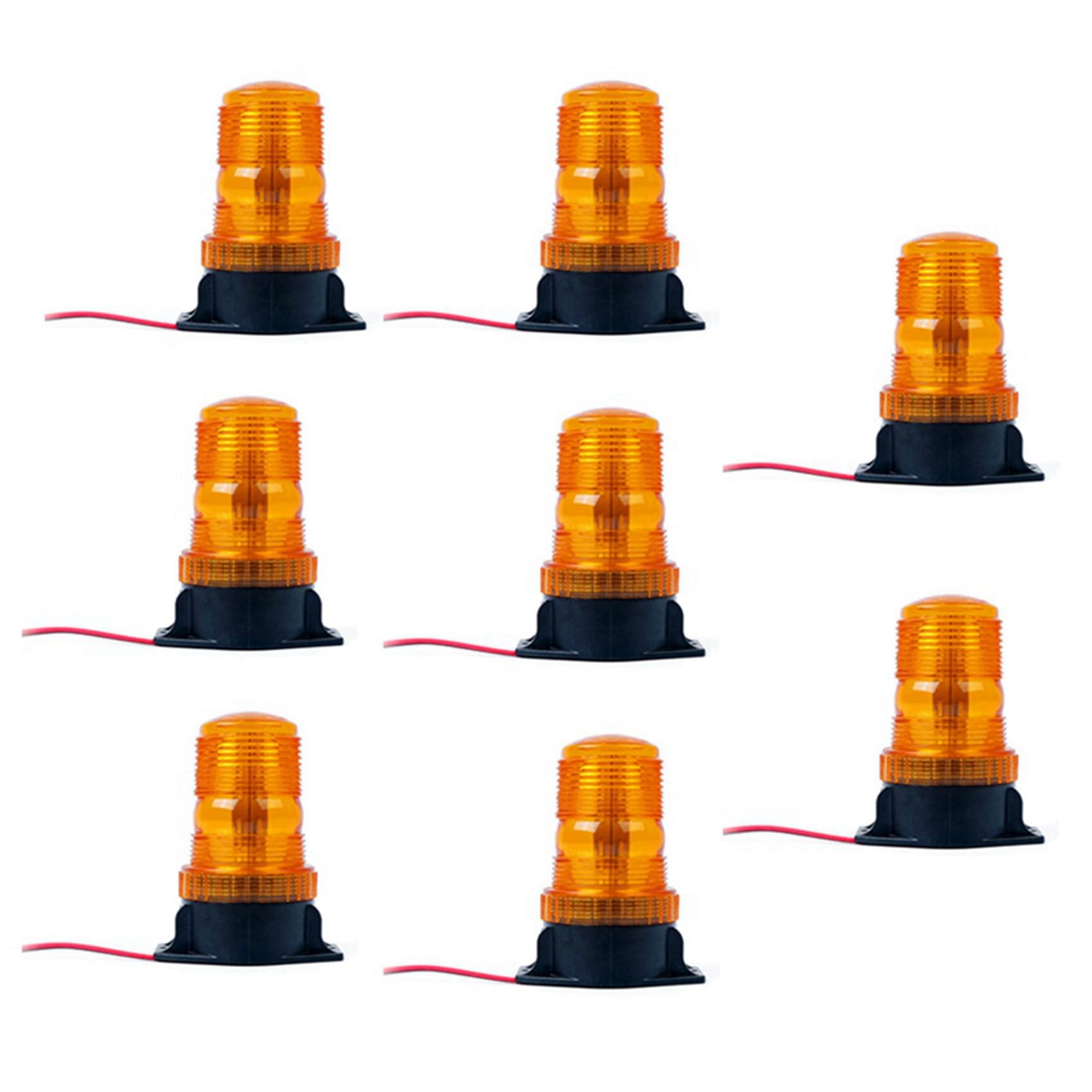 8X Carrello elevatore 30 LED Avvertimento Lampeggiante di emergenza Lampada Stroboscopica Markup