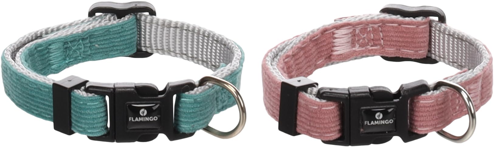 Flamingo Dog Collar Puppy Elfi Multiple colours XXS 15-25cm 10mm