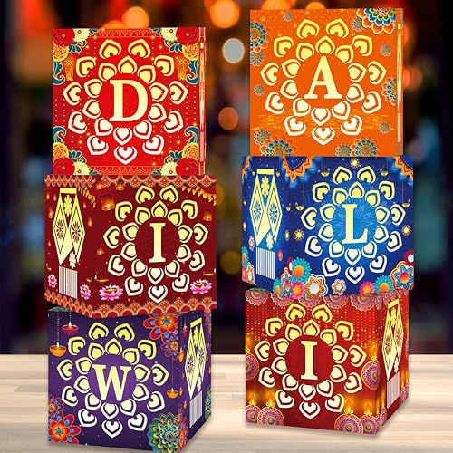 Décorations de Diwali boîtes lumineuses réutilisables pour rituel Pooja - 2